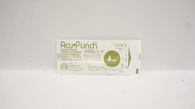 Acuderm P625/P650 Acu Punch Biopsy Punch 6mm (x)
