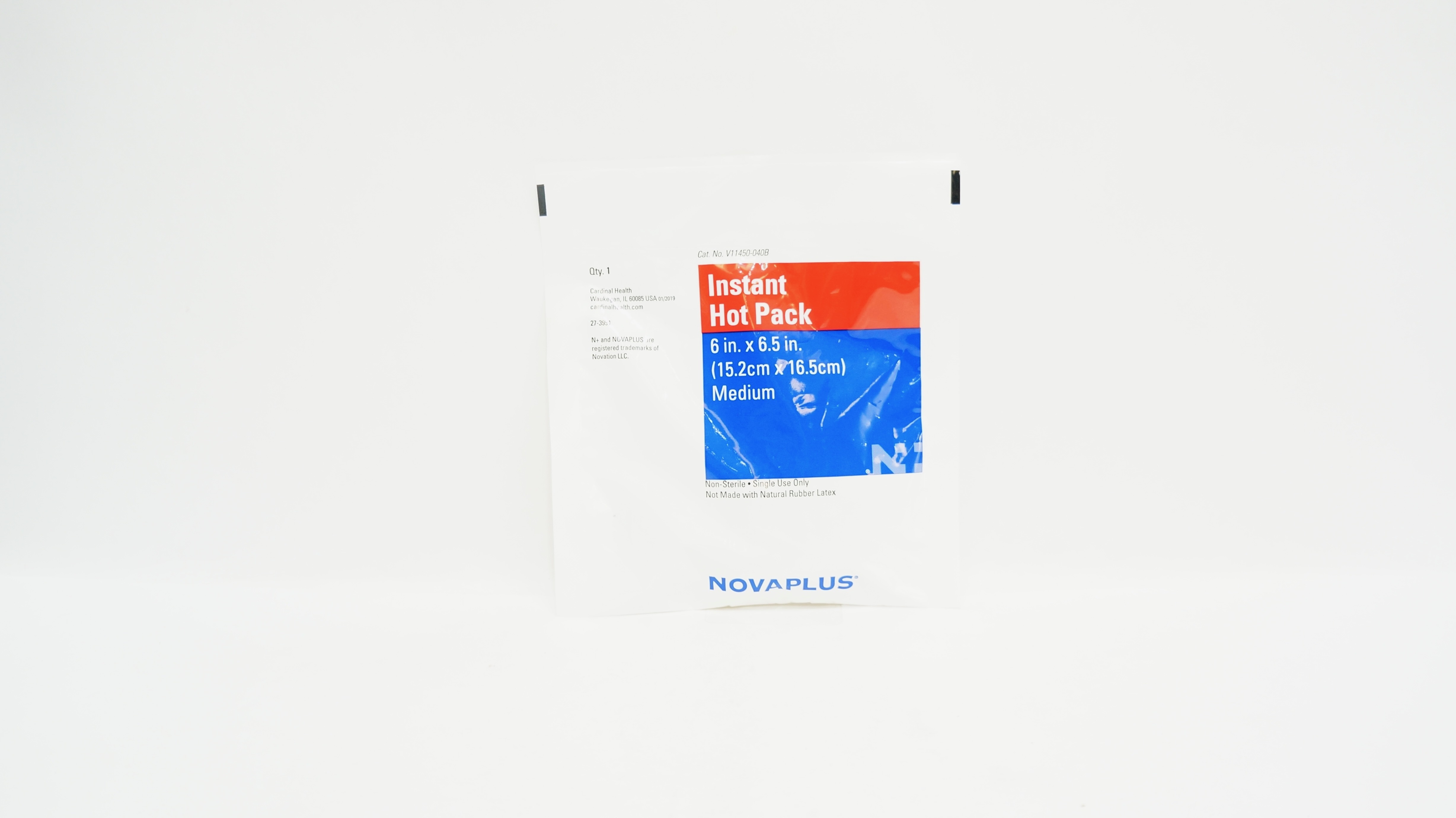 Cardinal Health V11450-040B Novaplus Instant Hot Pack, Medium 6inch x 6.5inch