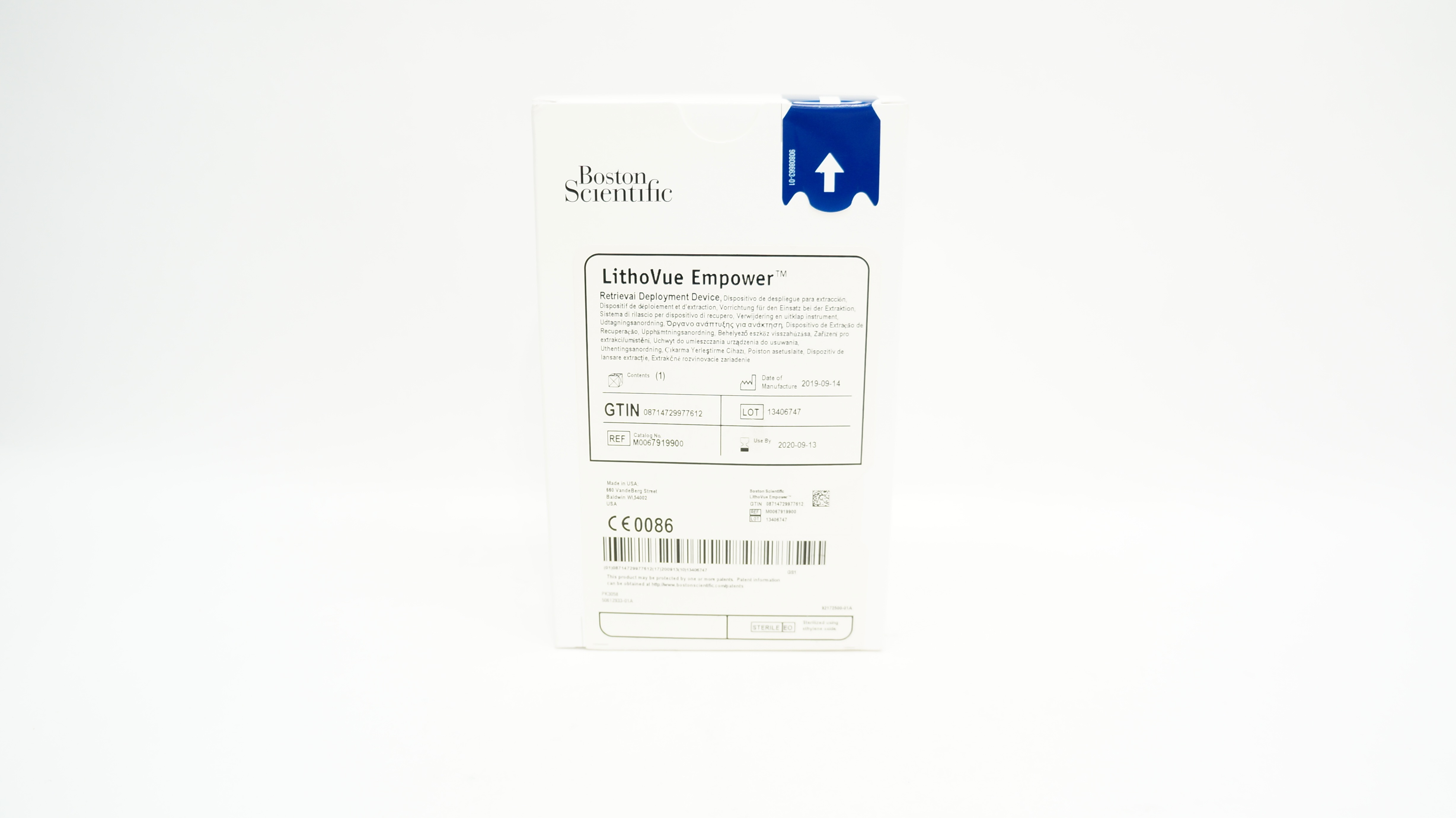 Boston Scientific M0067919900 LithoVue Empower Retrieval Deployment Device (x)
