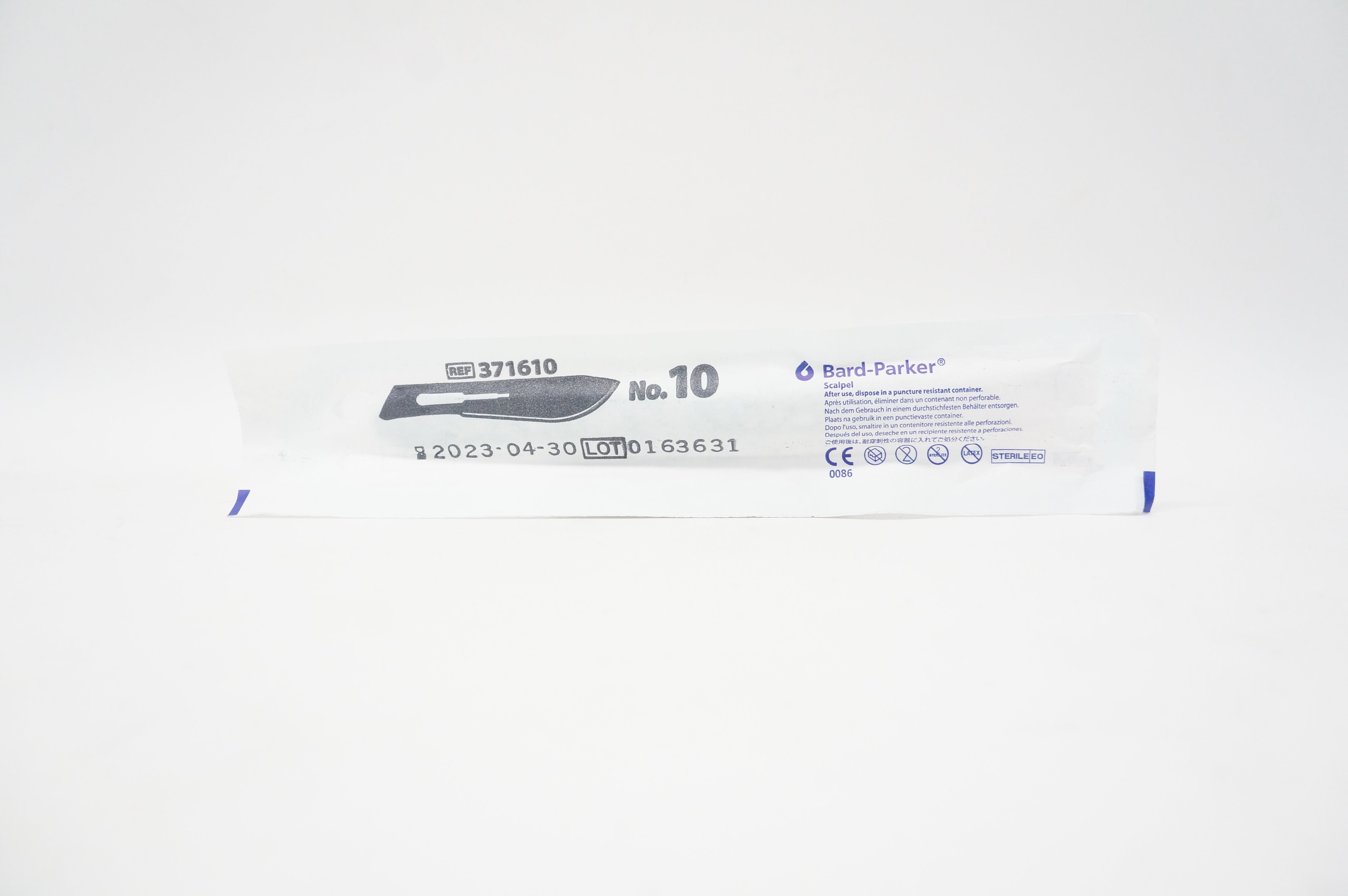 Bard-Parker 371610 Surgical Stainless Steel Surgical Blade N10 (x)