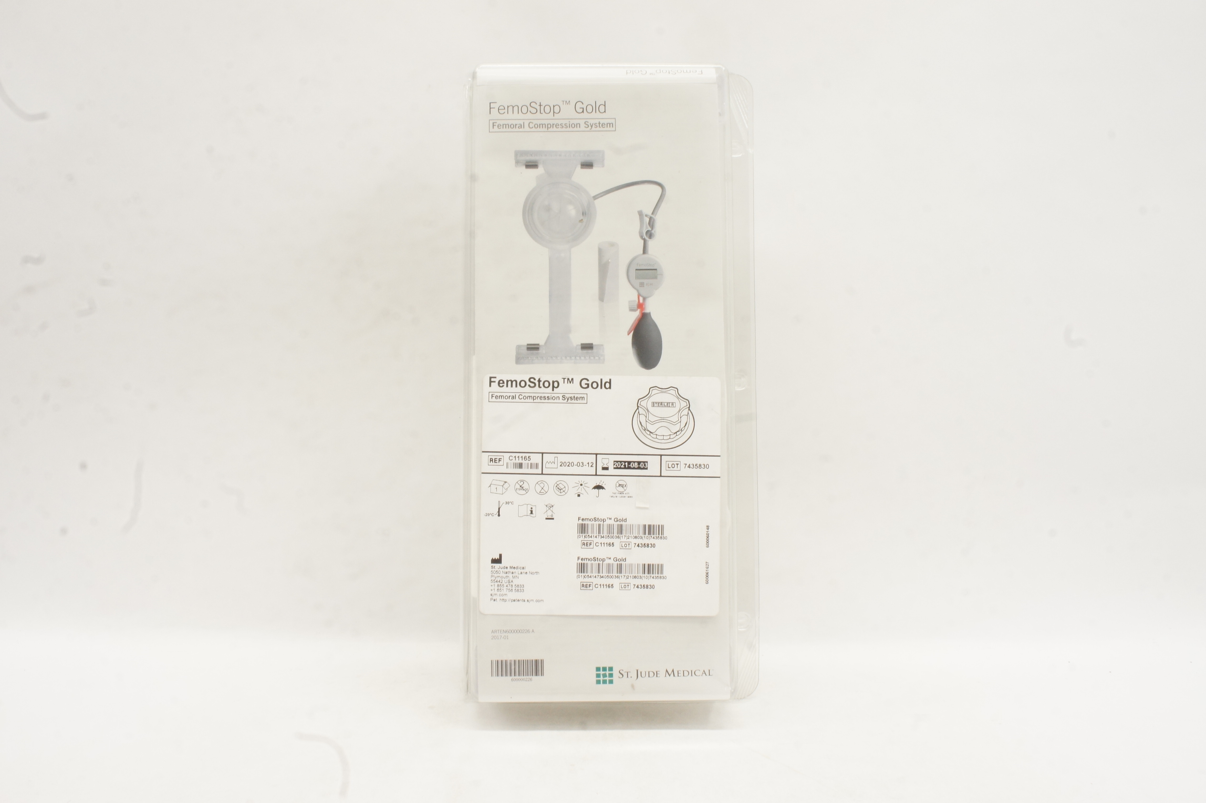 ST Jude Medical C11165 Femo Stop Gold Femoral Compression System (x)