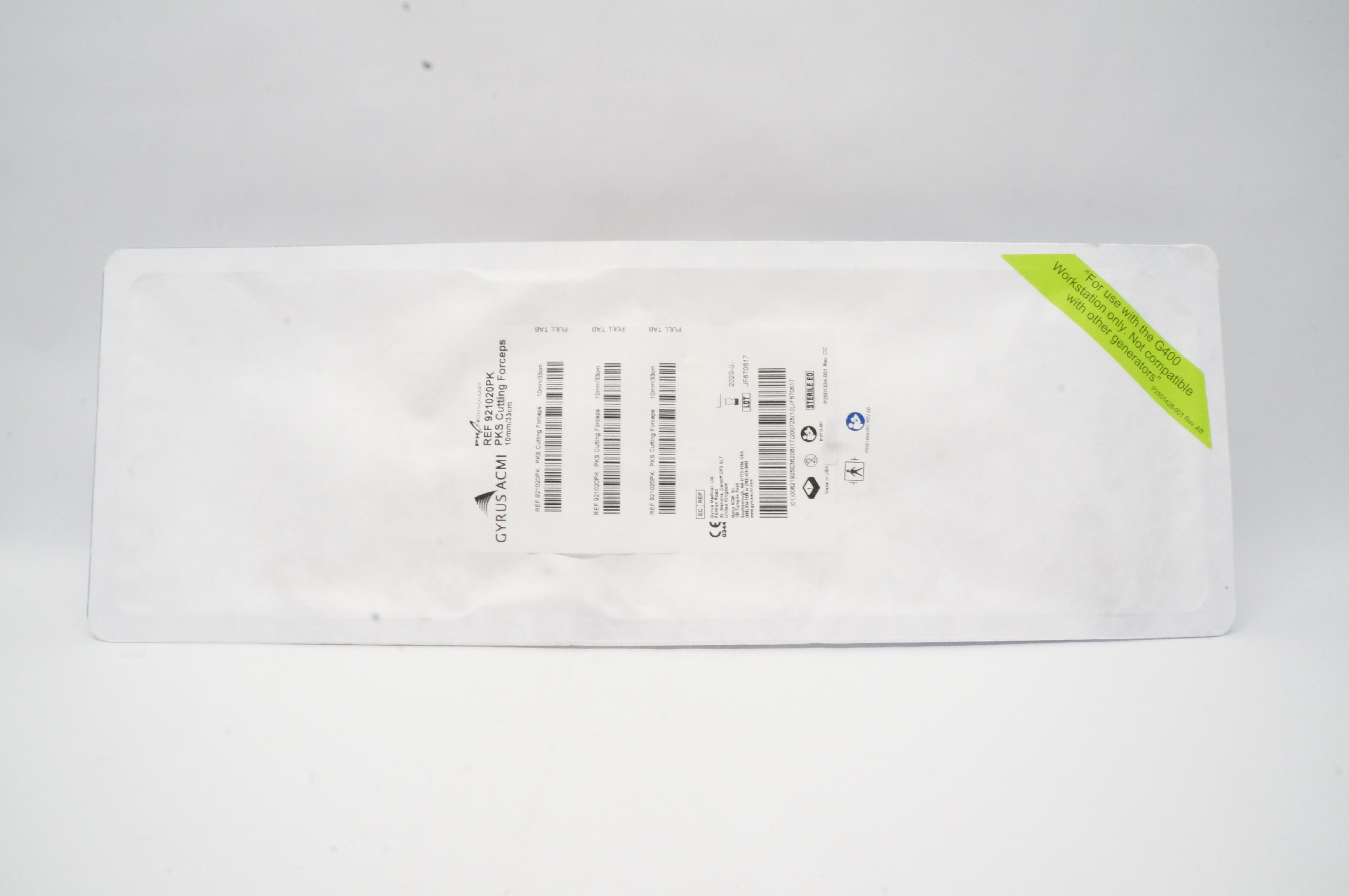 Gyrus Acmi 921020PK PKS Cutting Forceps 10mm/33cm (x)