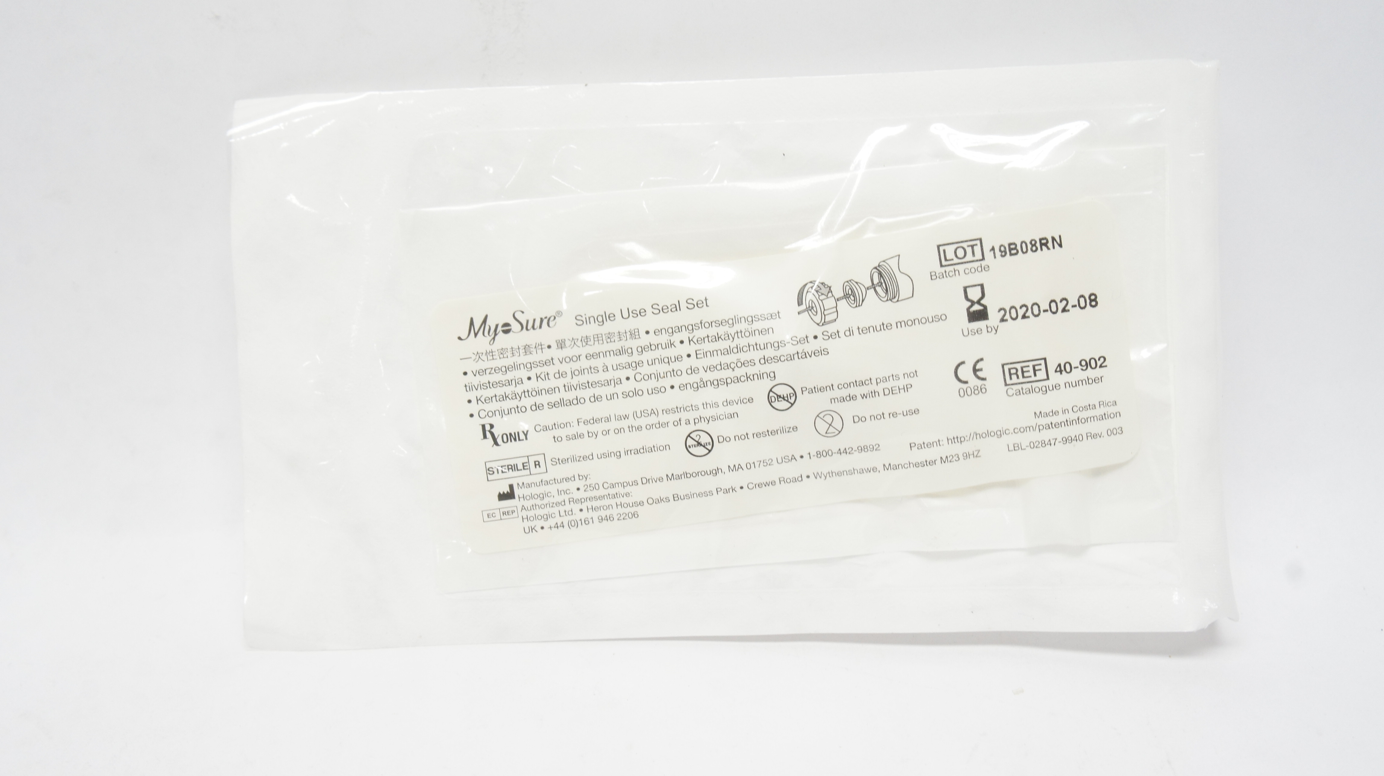 Hologic 40-902 MyoSure Single Use Seal Set (x)