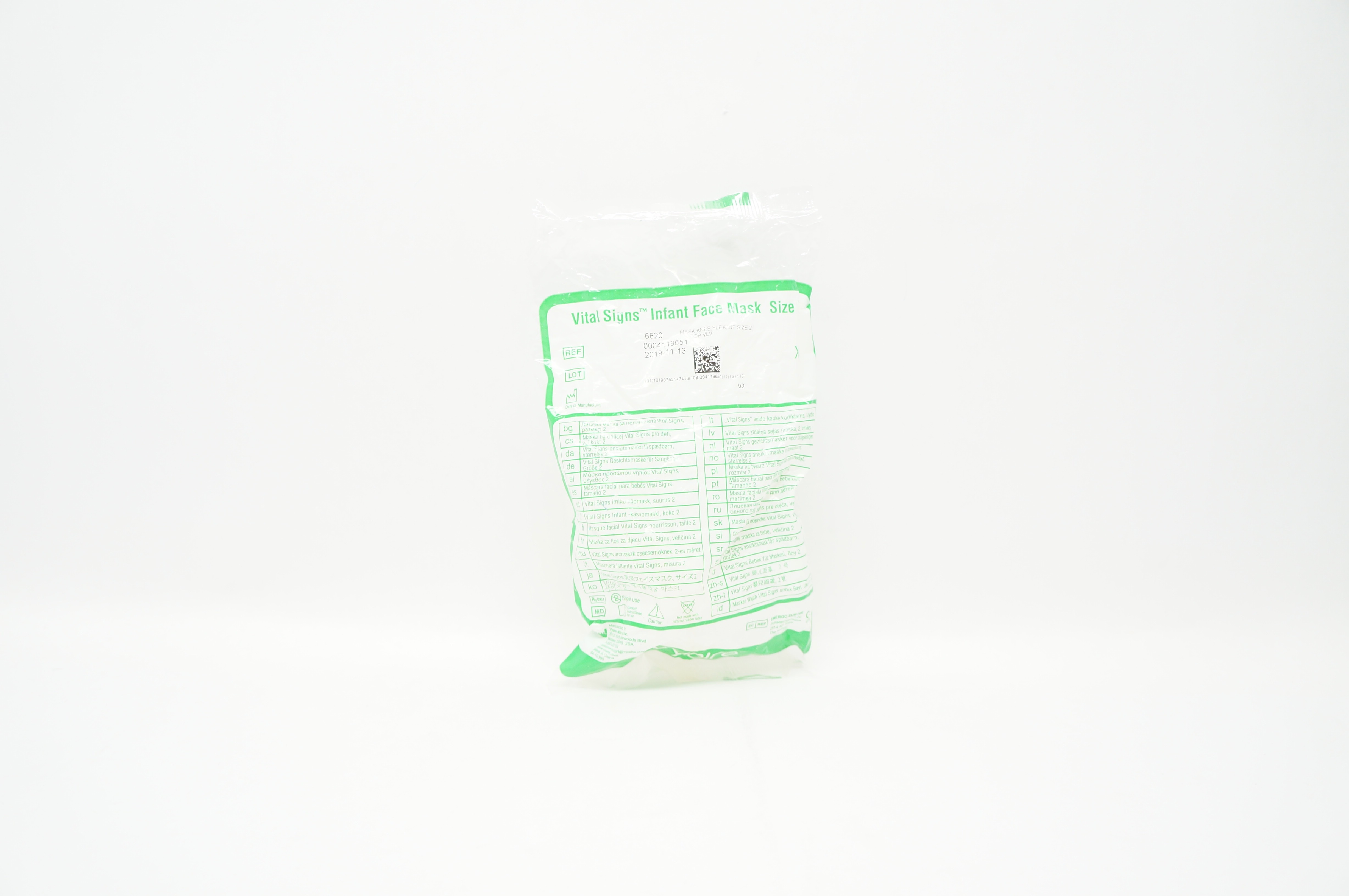Vyaire 6820 Vital Signs Infant Face Mask Size 2