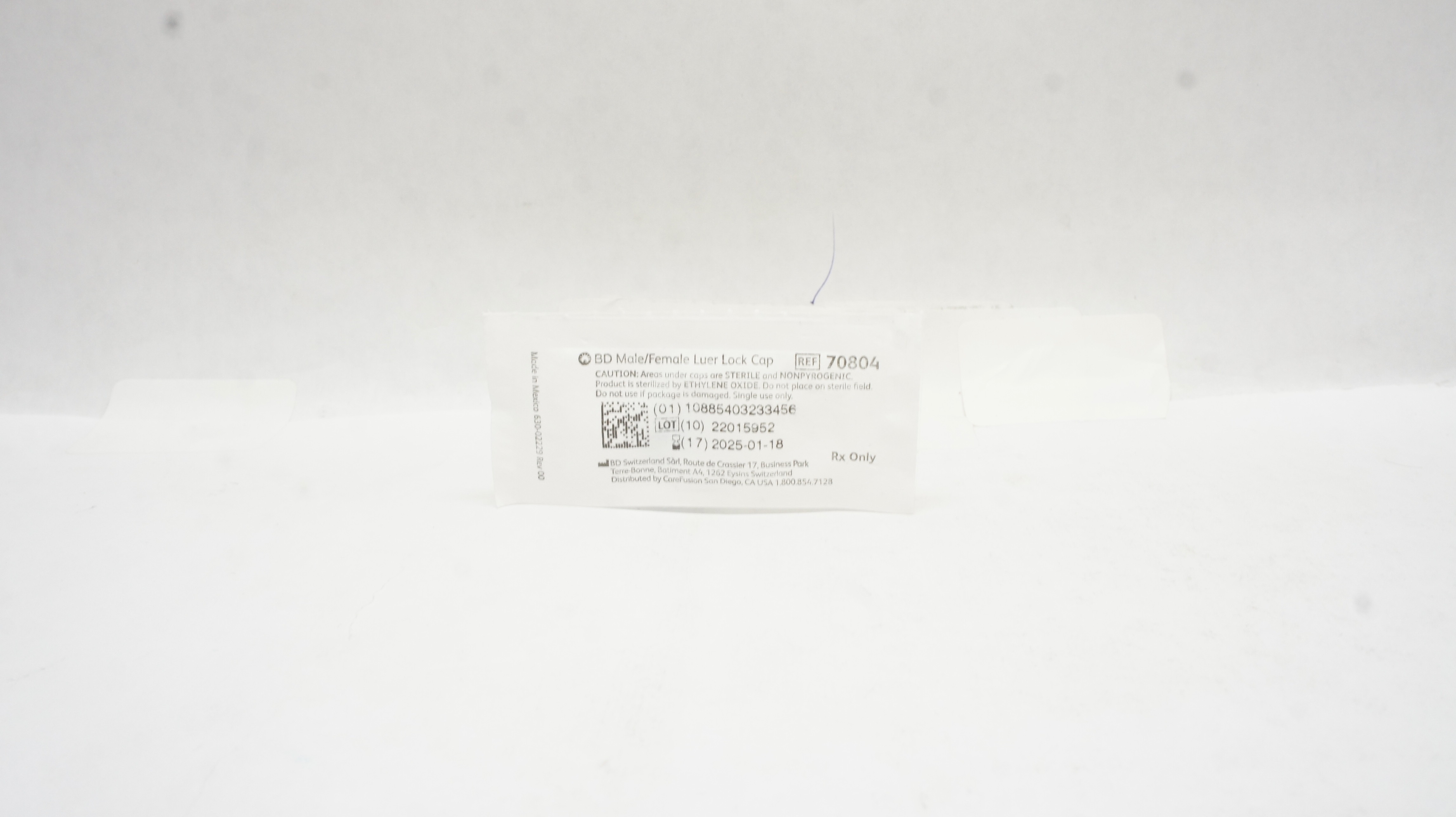 BD 70804 Male/Female Luer Lock Cap
