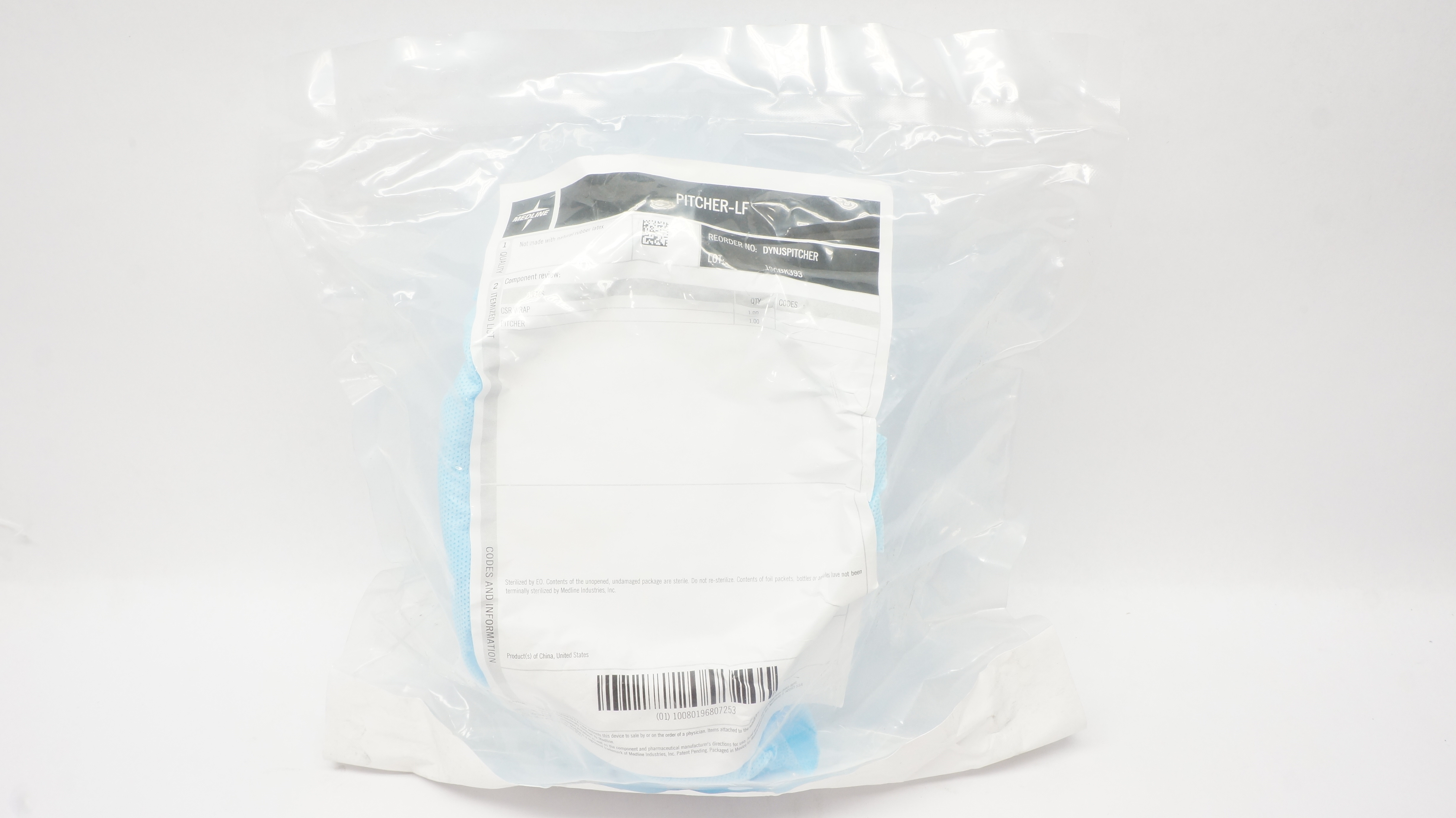 Medline DYNJSPITCHER Pitcher-LF CSR Wrap, Pitcher