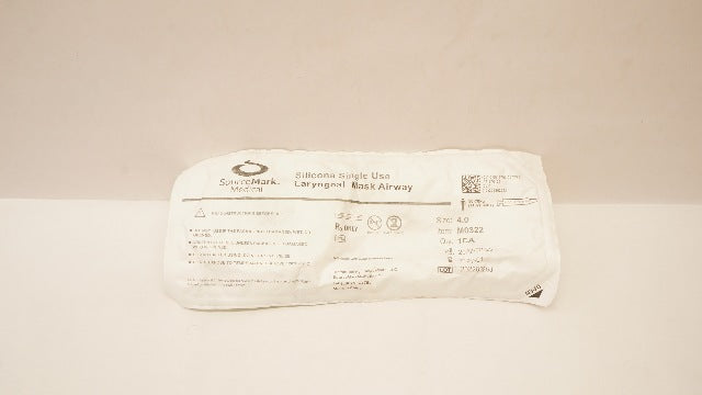 SourceMark M0322 Laryngeal Mask Airway, Size 4, 50-70kg, Air <30ml/60cm H2O