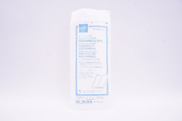 Medline PRM21453 Extra Absorbent Abdominal Pad  7-1/2 x 8 inch