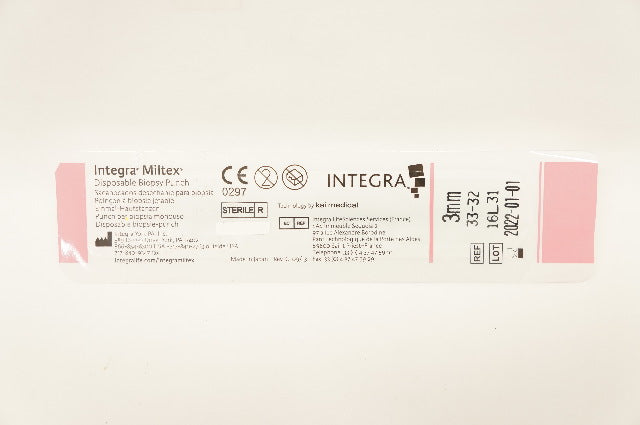 Integra 33-32 Miltex Disposable Biopsy Punch 3mm (x)