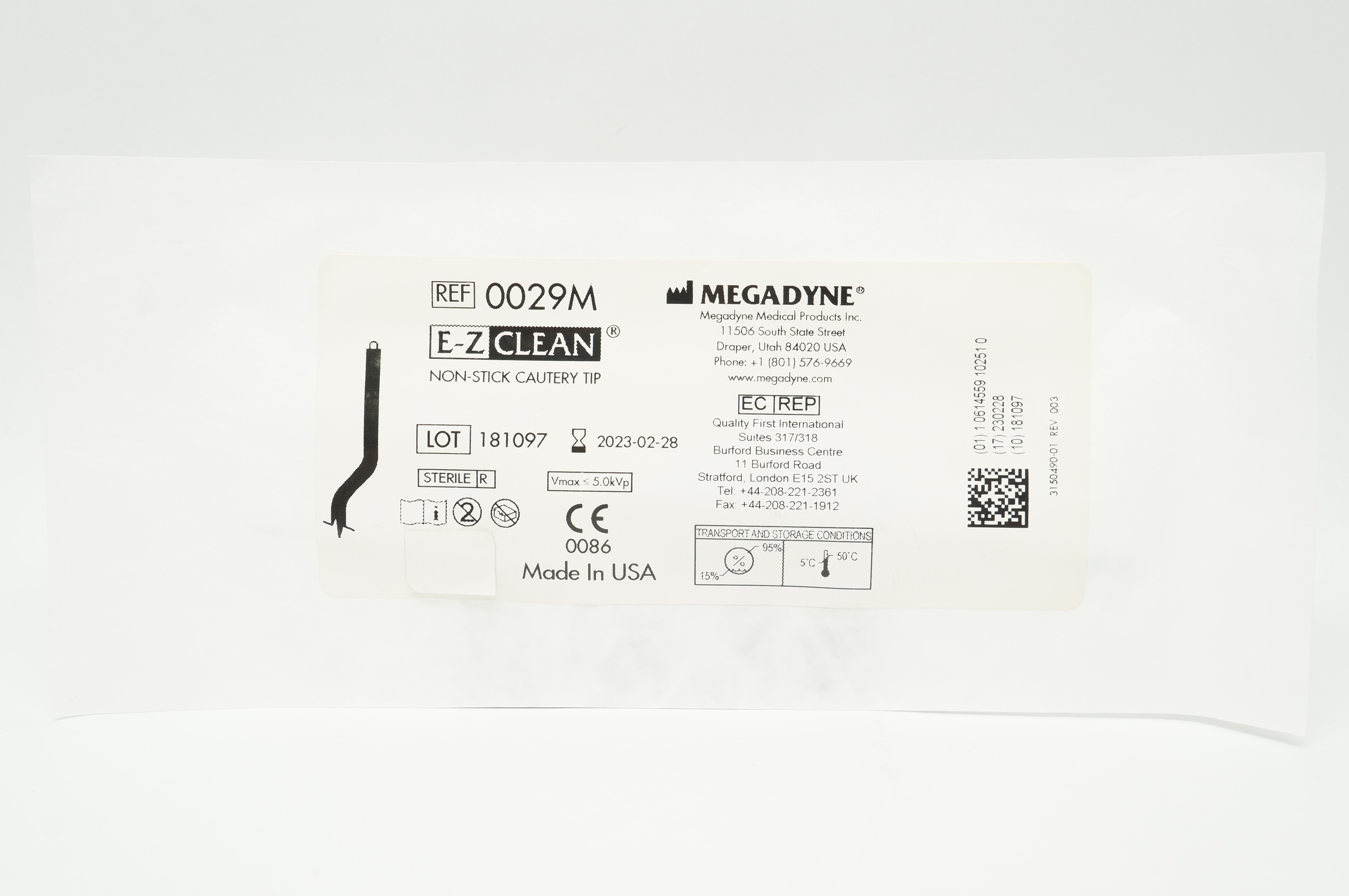 Megadyne 0029M E-Z Clean Non-Stick Cautery Tip