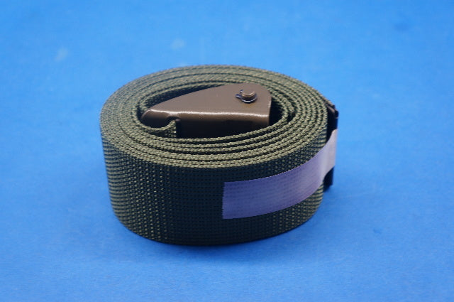 US Army Military 6' 72"" OD Green Webbing Cargo Straps 2"" Metal Buckle Spring GI