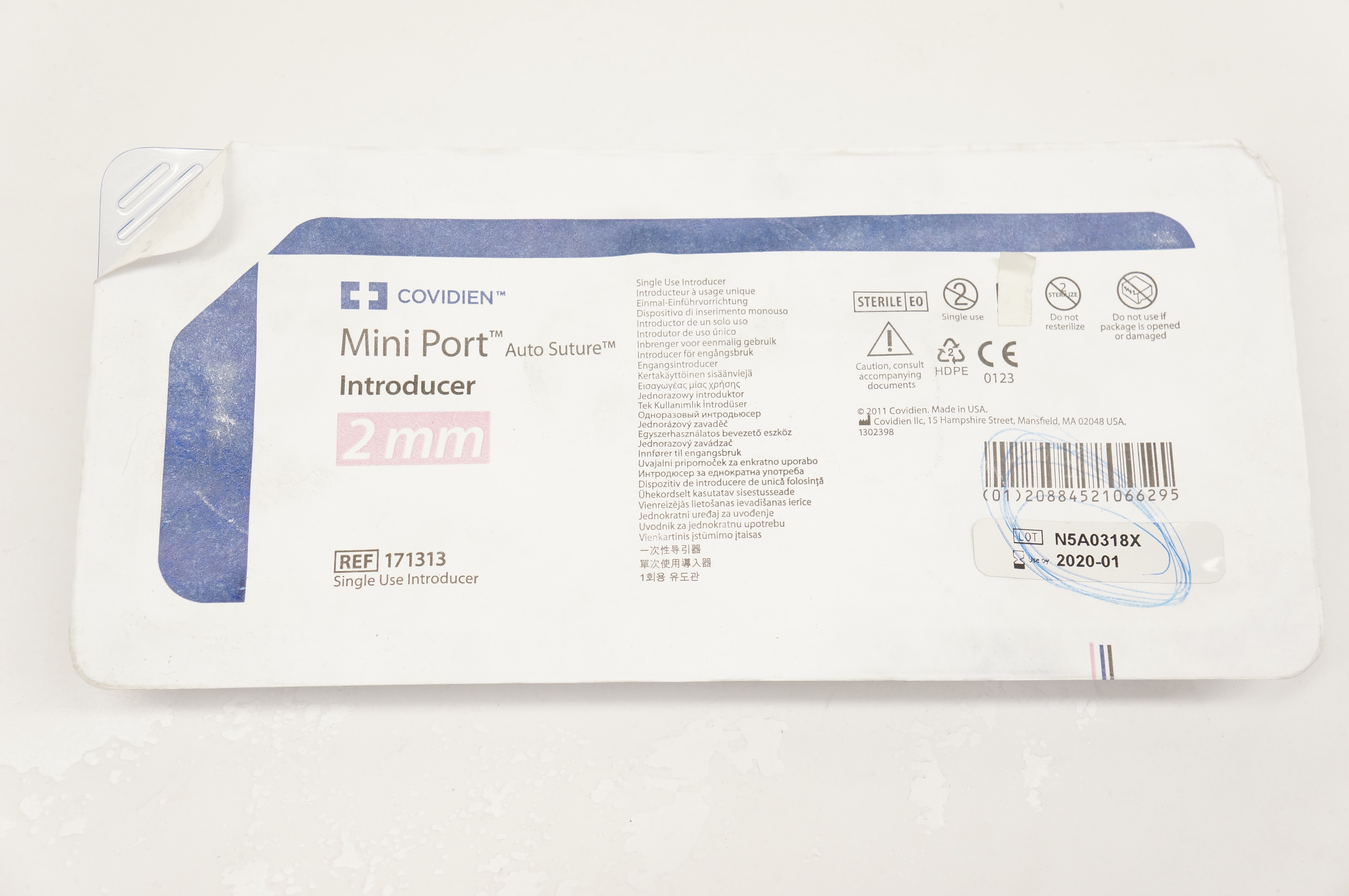 Covidien 171313 Mini Port Introducer 2mm (x)