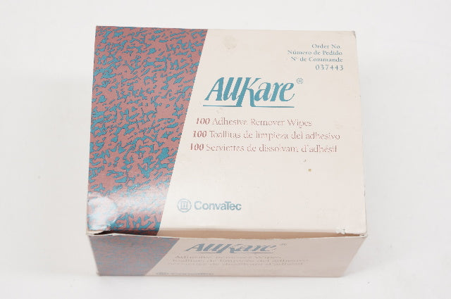 ConvaTec 037443 AllKare Adhesive Remover Wipes - Box of 100