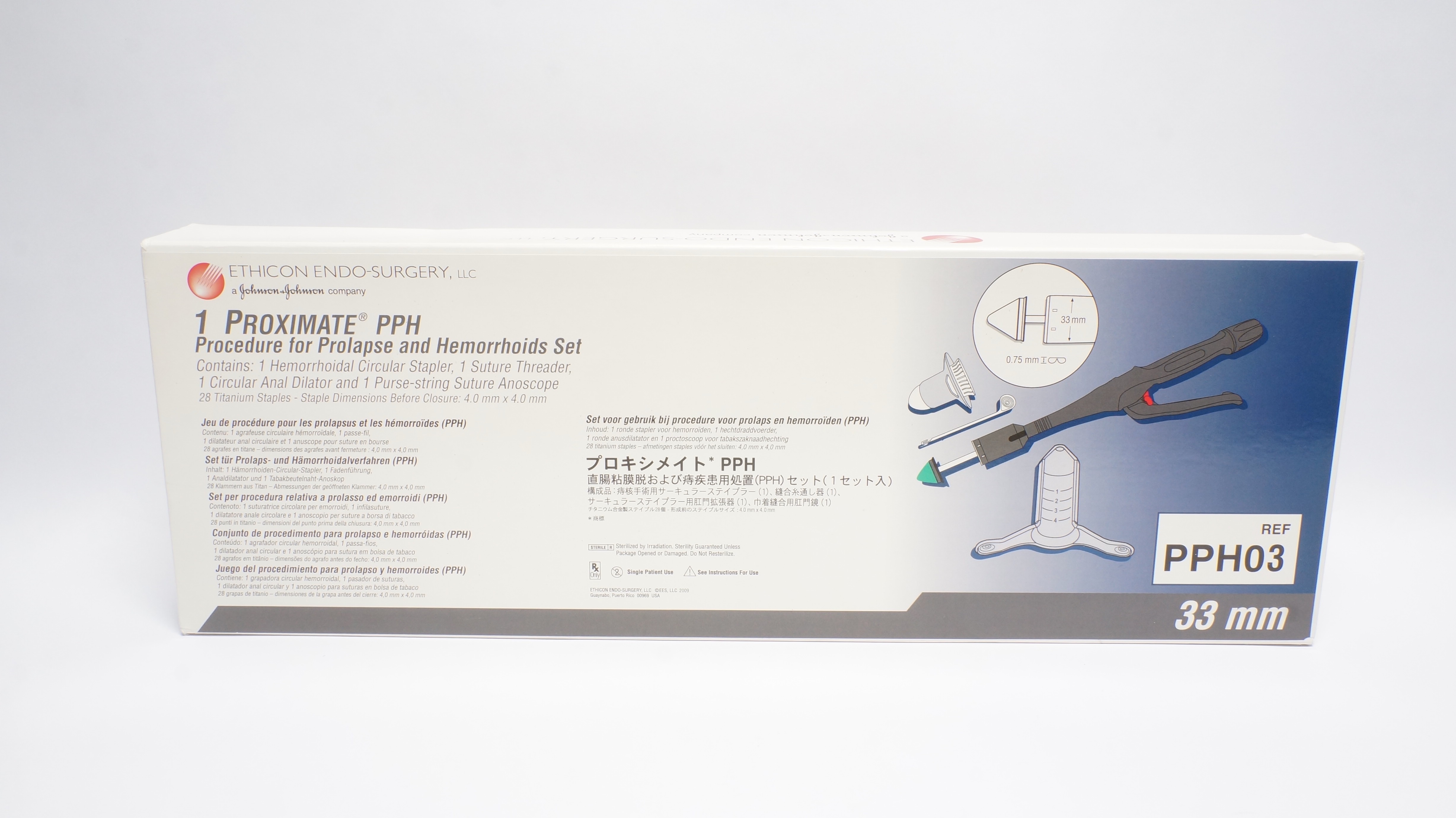 ETHICON PPH03 1 PROXIMATE PPH Procedure for Prolapse & Hemorrhoids Set 33mm (x)