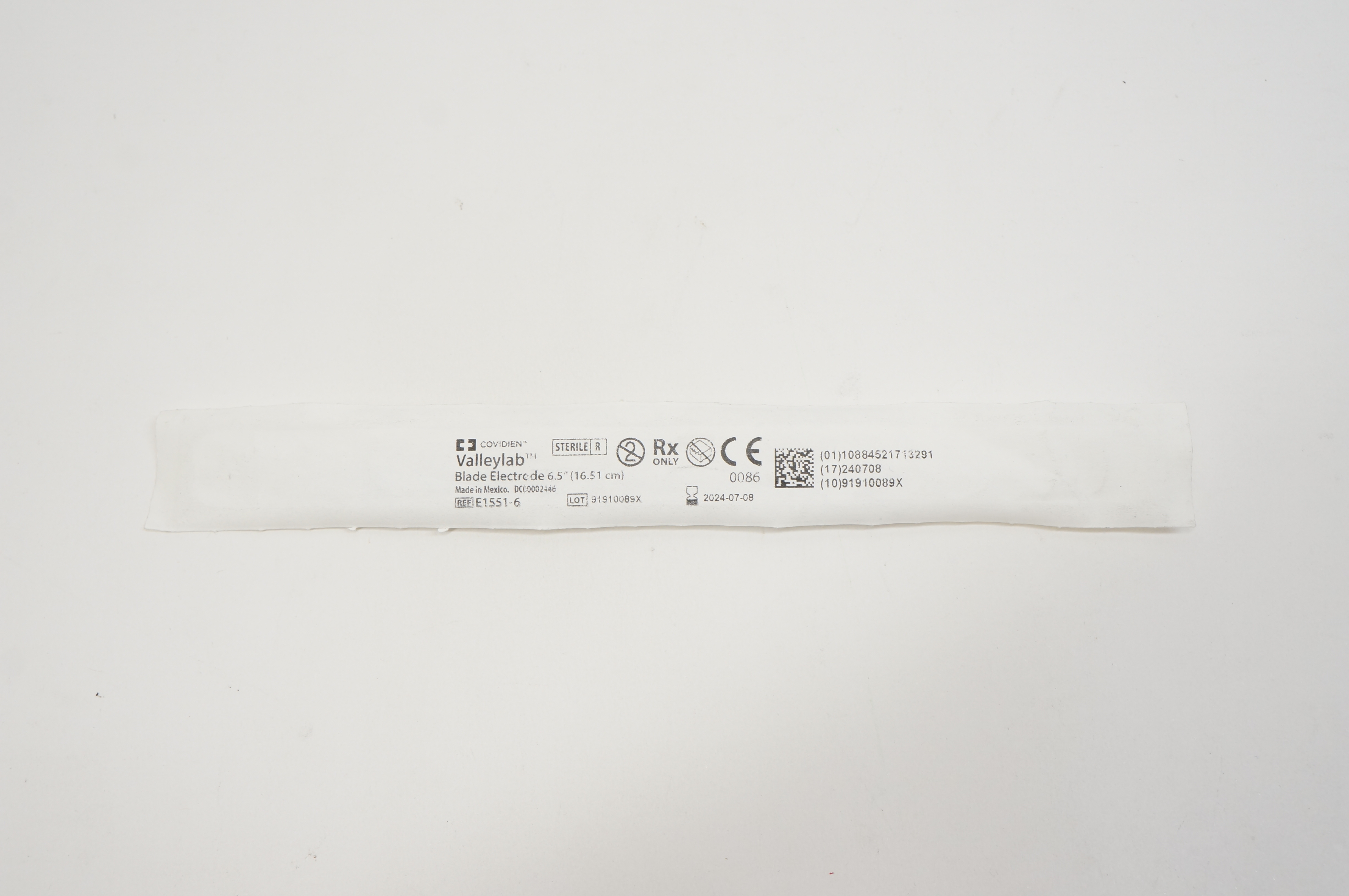 Covidien E1551-6 Vallyelab Blade Electrode 6.5inch