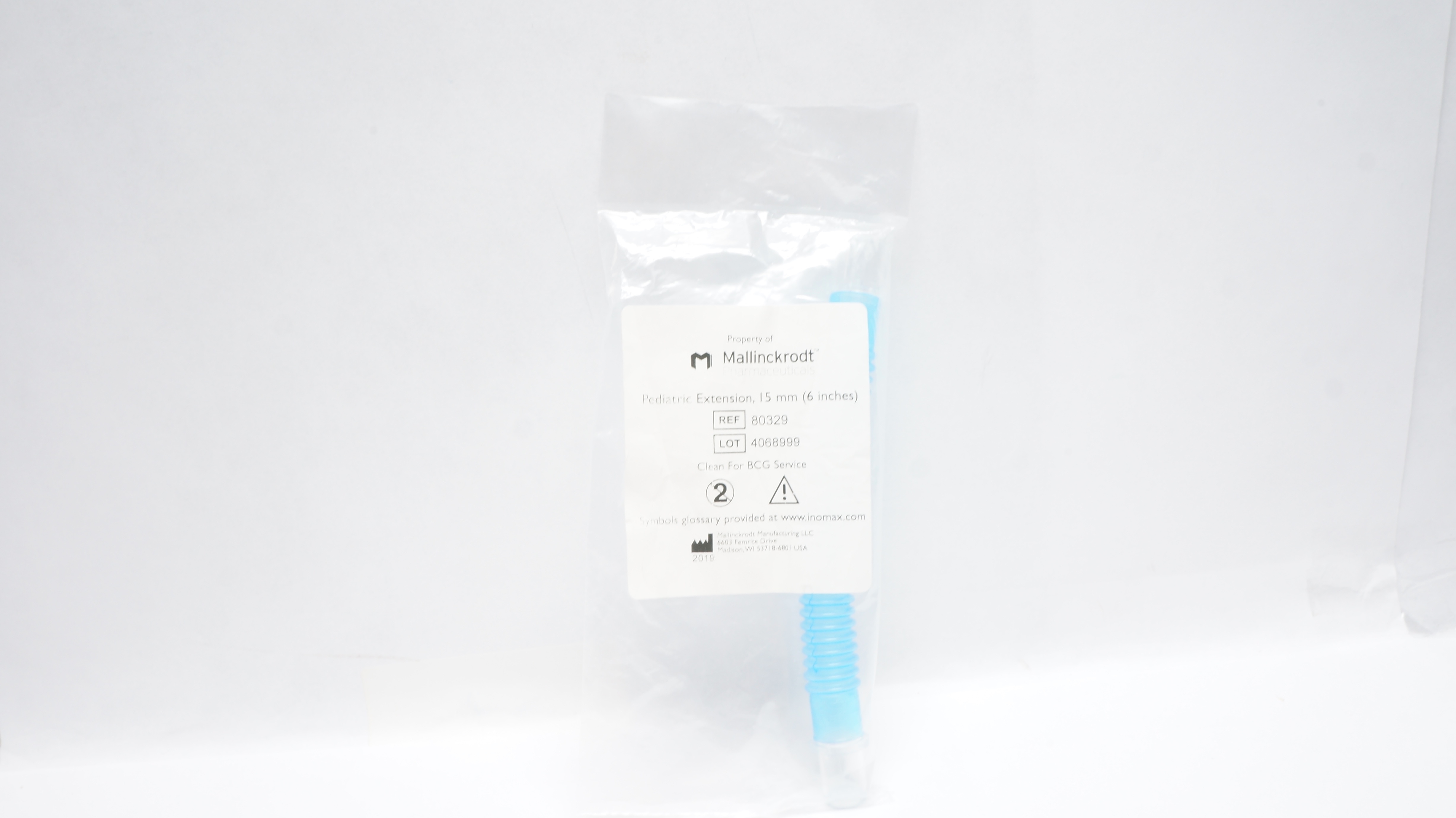 Mallinckrodt 80329 Pediatric Extention, 6 inches