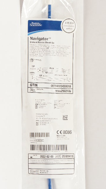Boston Scientific M0062502100 Ureteral Access Sheath Set 13F/15F x 46cm (x)