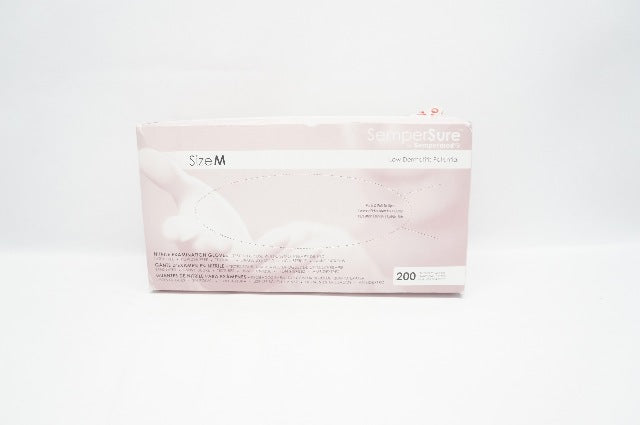 SemperSure SUNF203 Nitrile Examination Gloves, Medium 7-7-1/2 - Box of 200