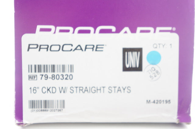 DJO 79-80320 Procare 16inch CKD w/Straight Stays