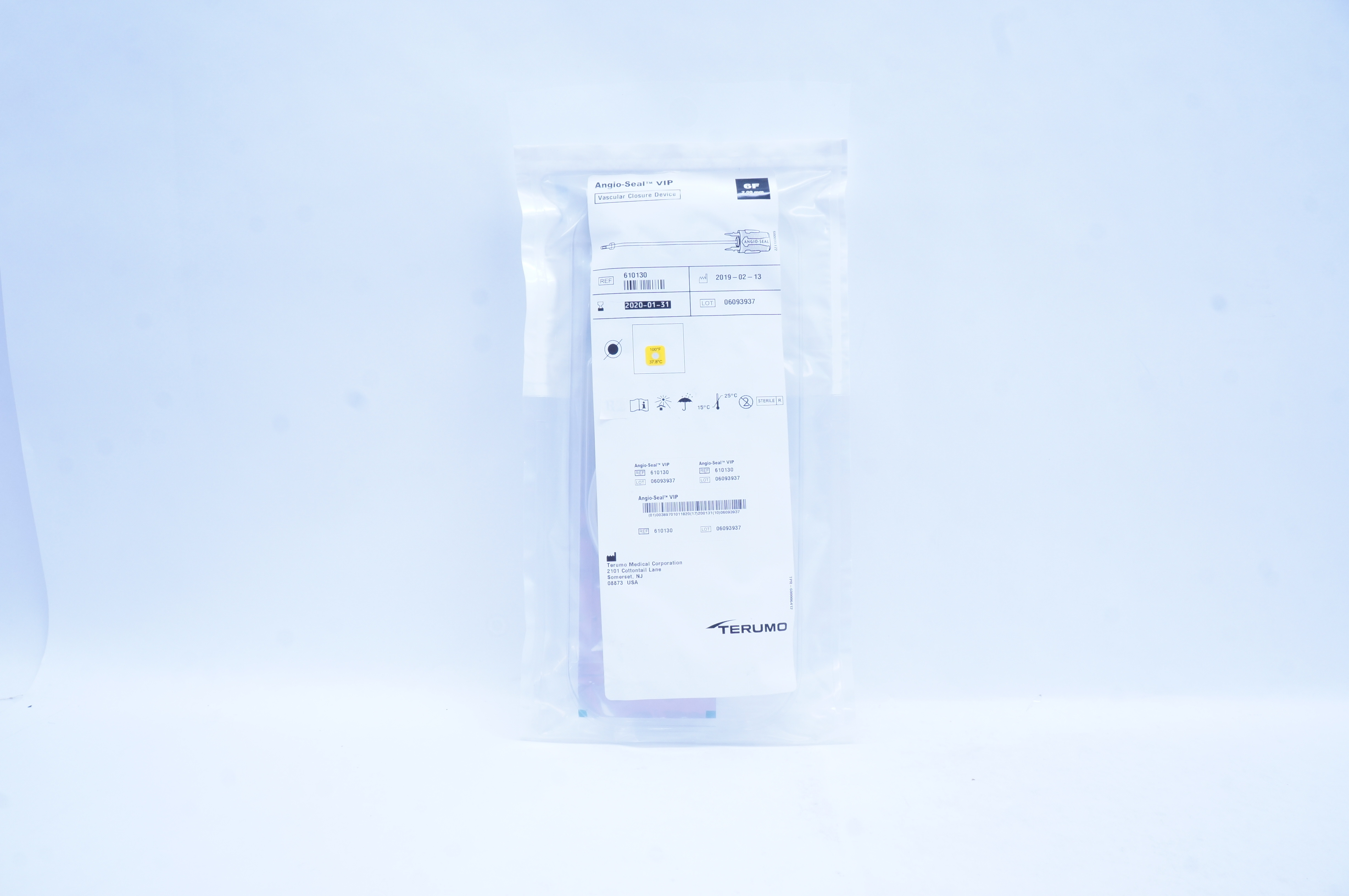 Terumo 610130 Angio-Seal VIP Vascular Closure Device 6F (x)