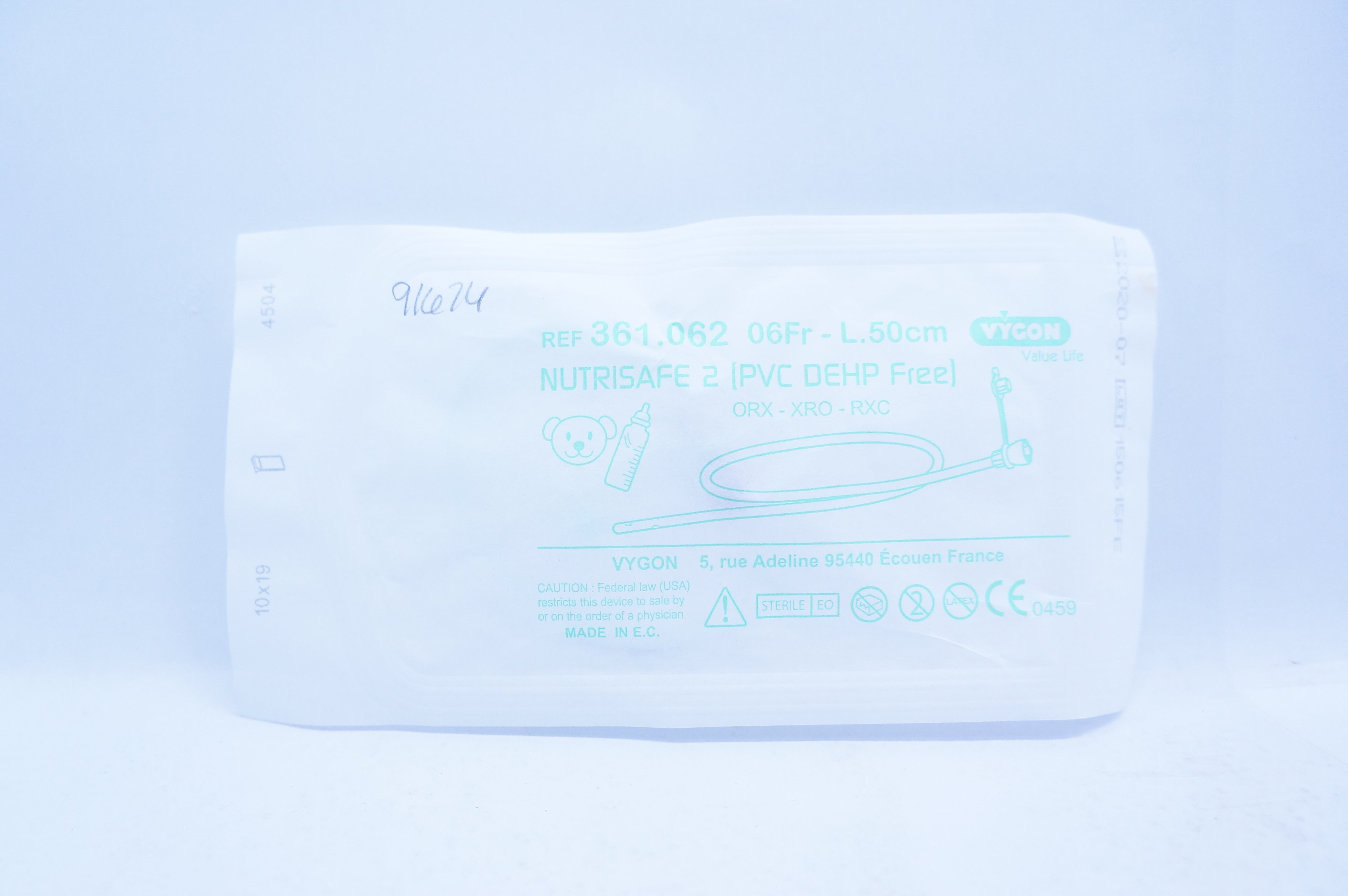 Vycon 361.062 Nutrisafe 2 PVC Dehp Free 6Fr. x 50cm (x)