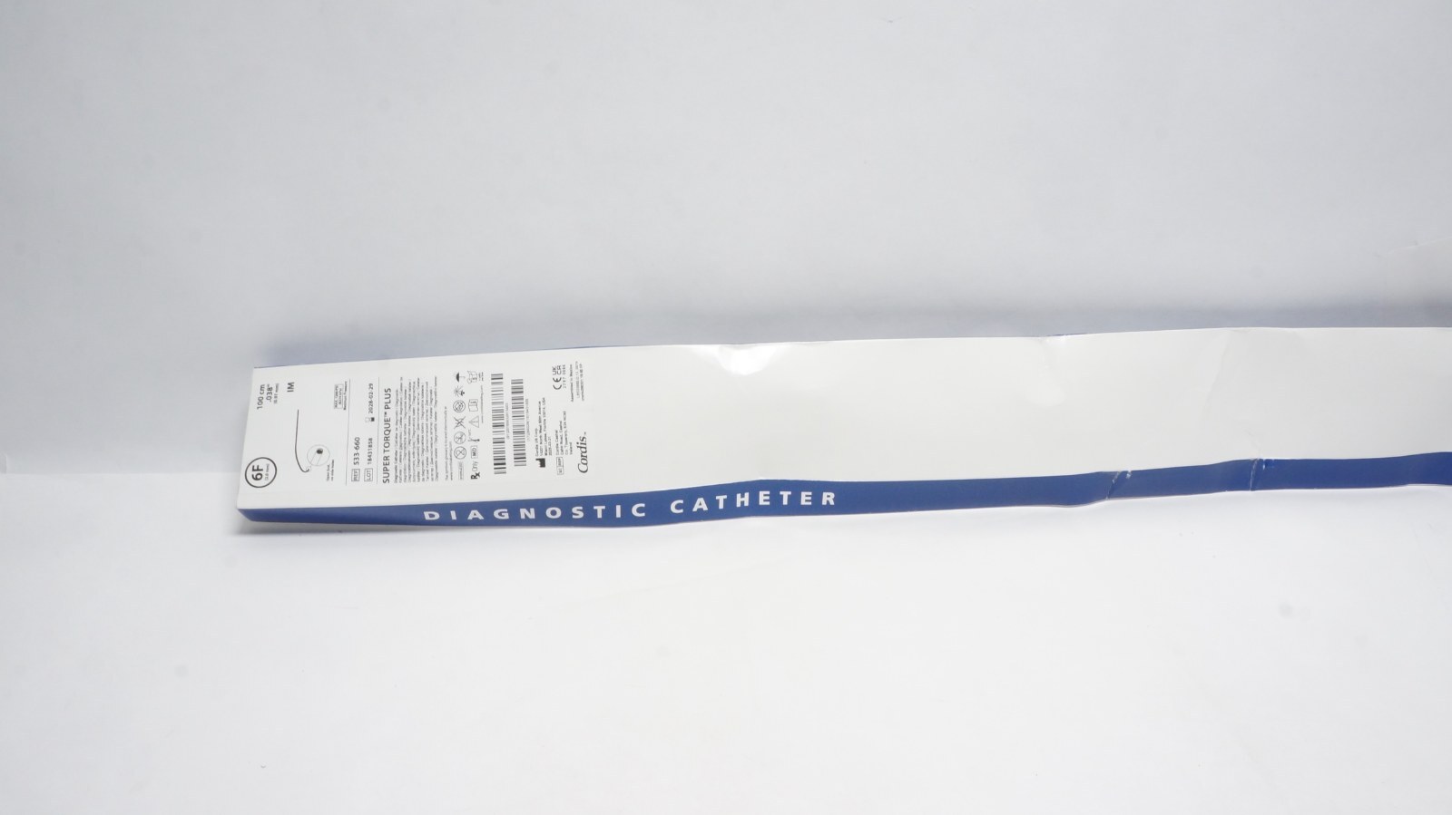 Cordis 533-660 SUPERTORQUE PLUS Diagnostic Catheter 6F 100cm