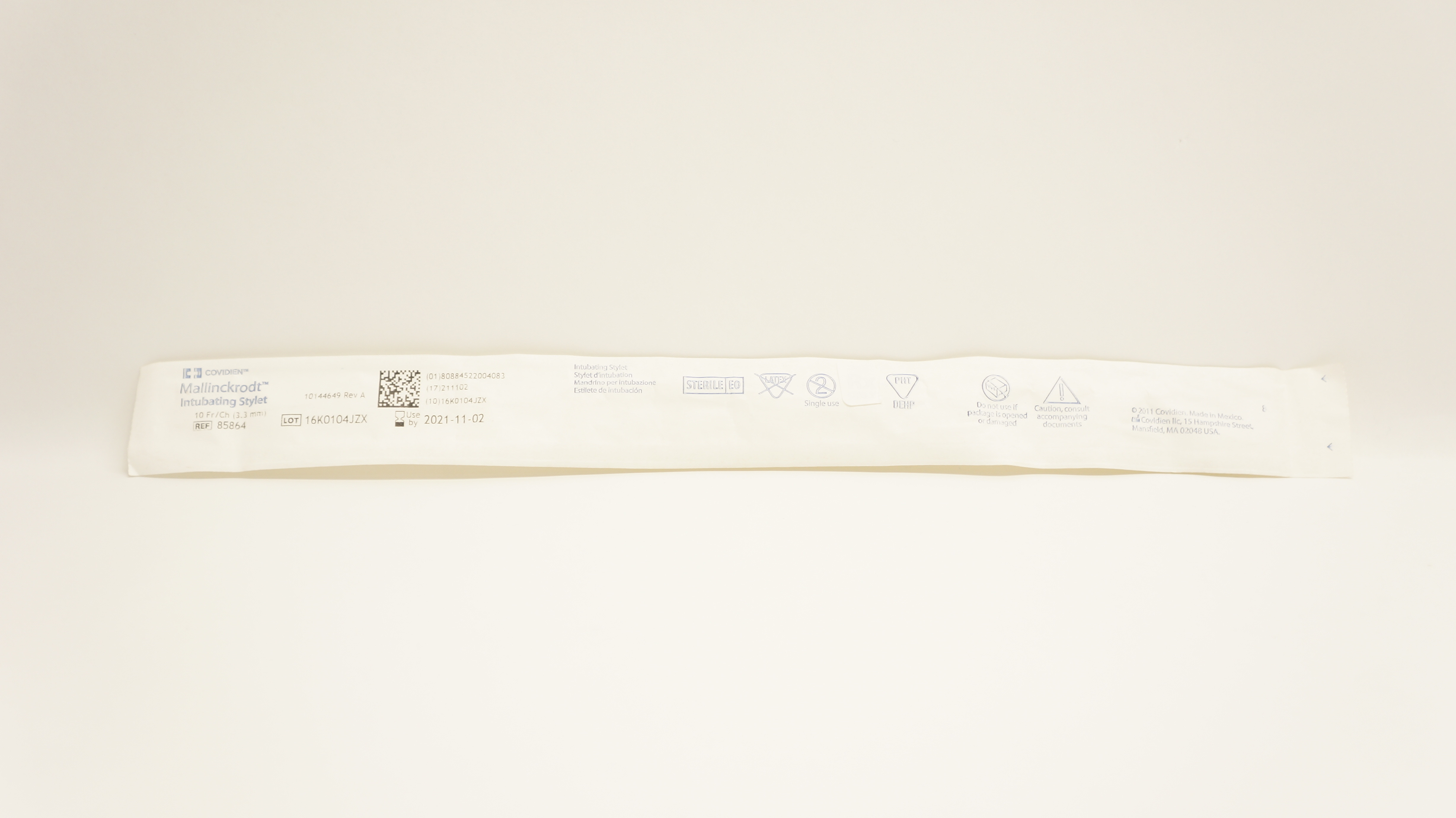 Covidien 85864 Shiley Intubating Stylet 10Fr/Ch (x)