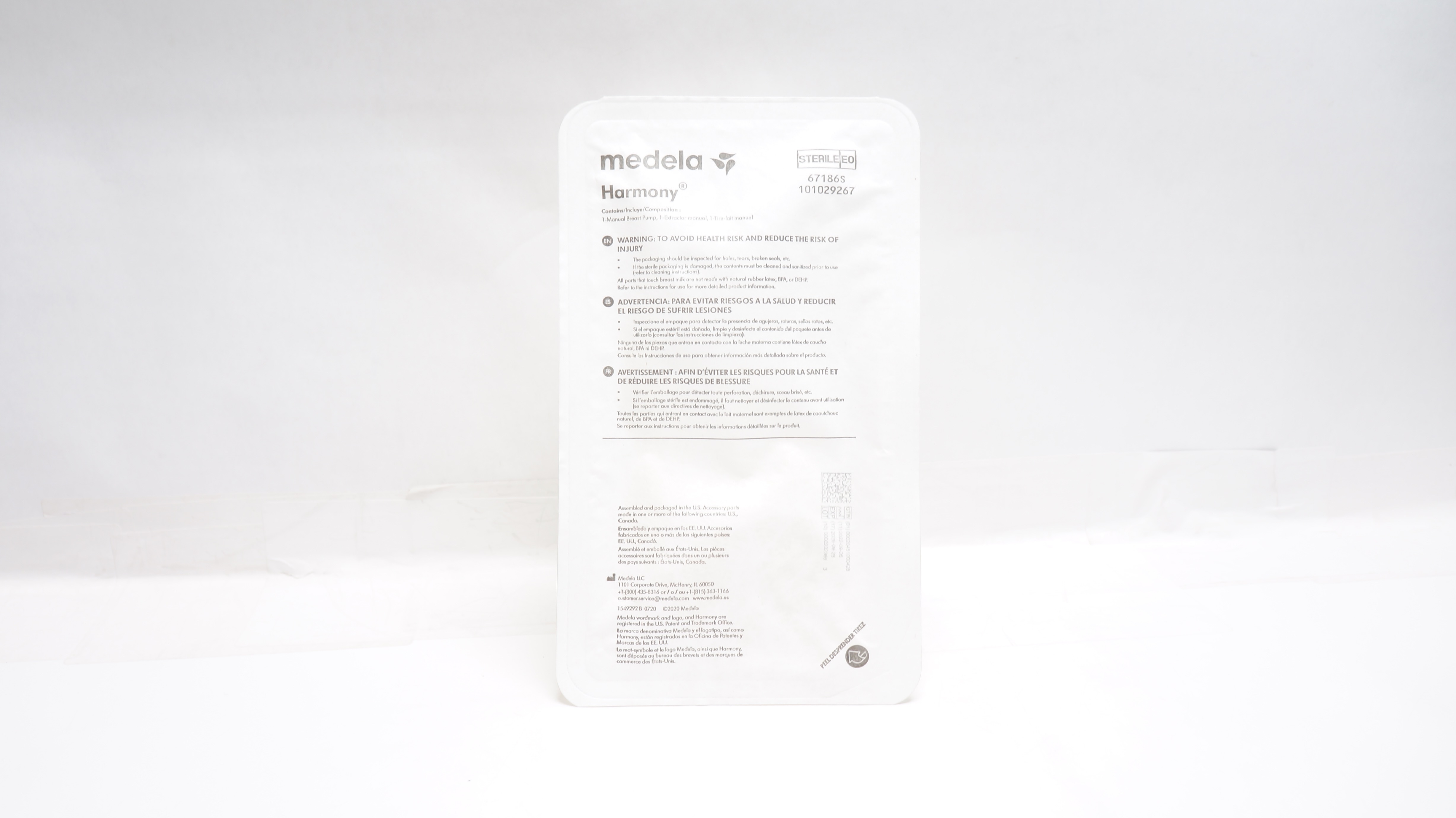 Medela 67186S Harmony Manual Breast Pump