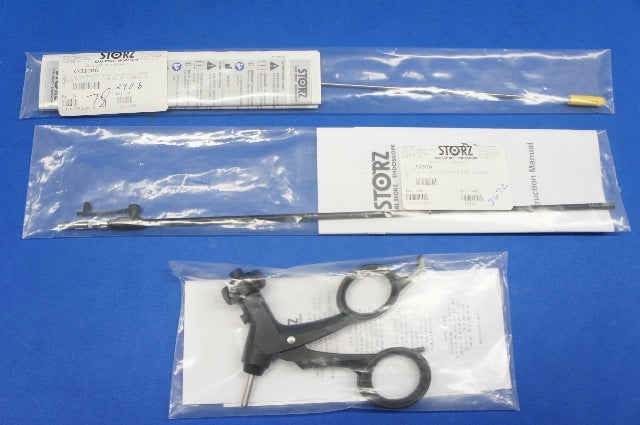 Karl Storz 33351MG Click Line MANHES Grasping Forceps, Size 5 mm, Length 36 cm