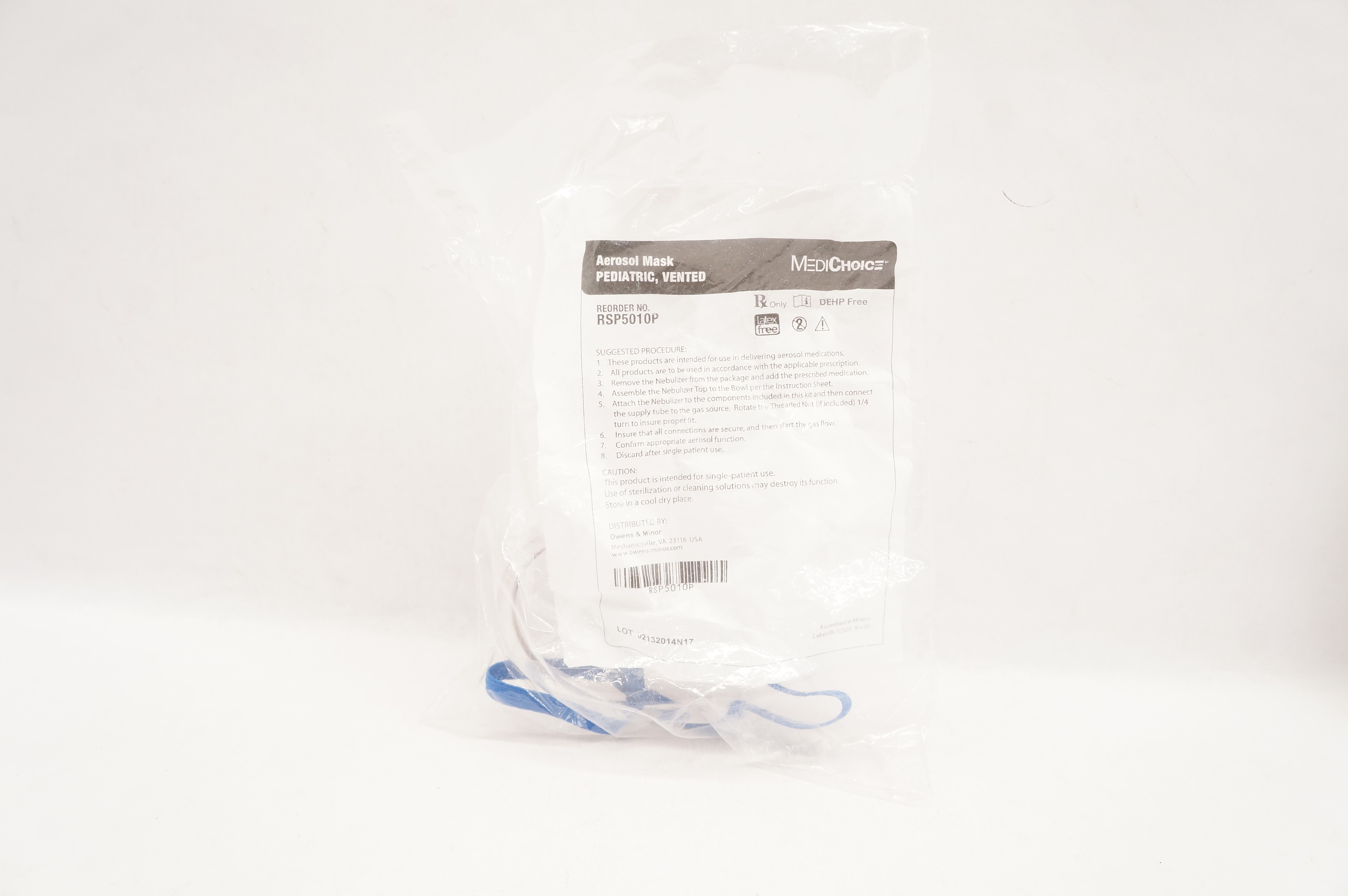 MediChoice RSP5010P Aerosol Mask Pediatric, Vented