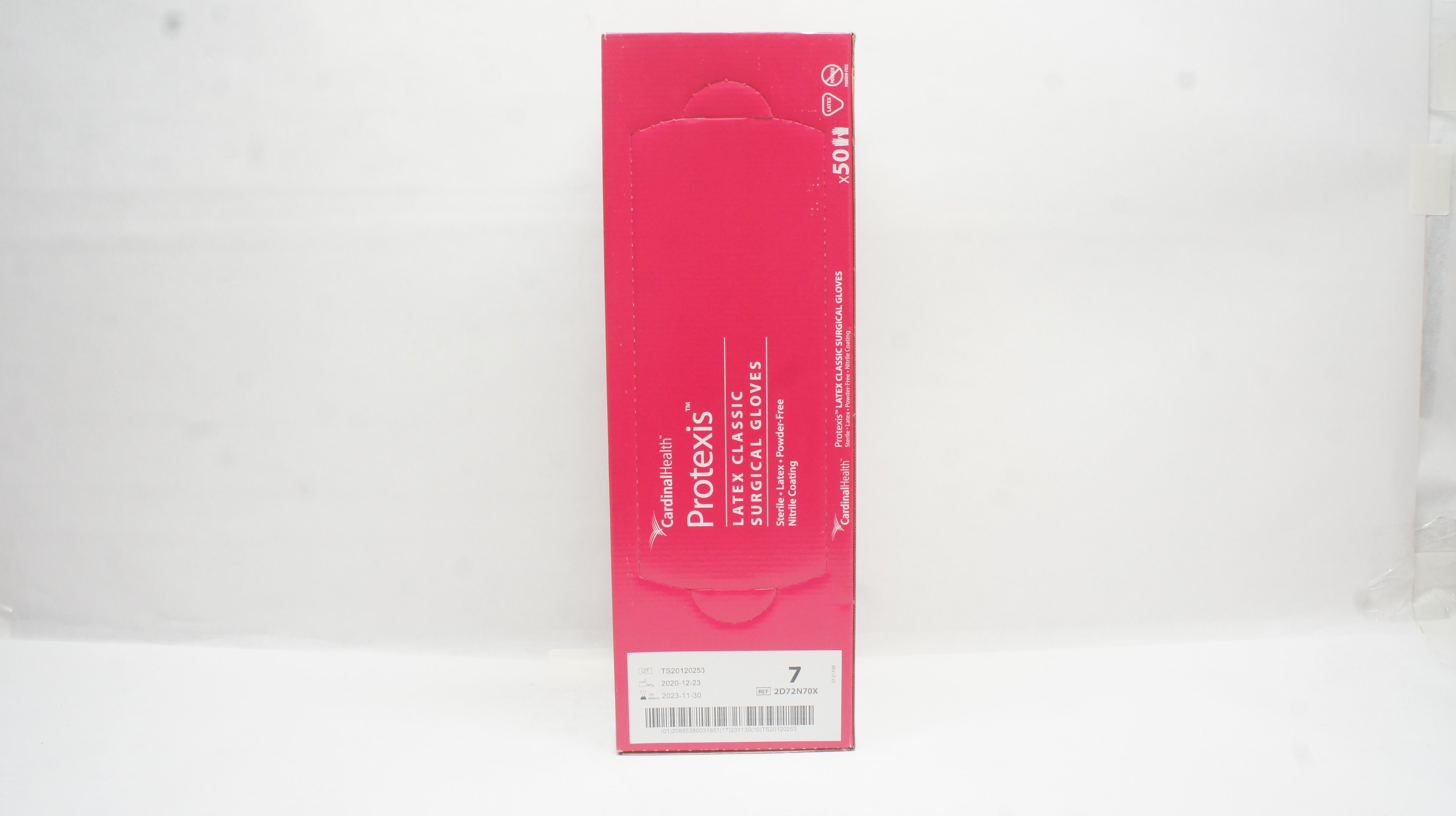 CardinalHealth 2D72N70X PROTEXIS Latex Classic Surgical Gloves Size 7 -Box of 50
