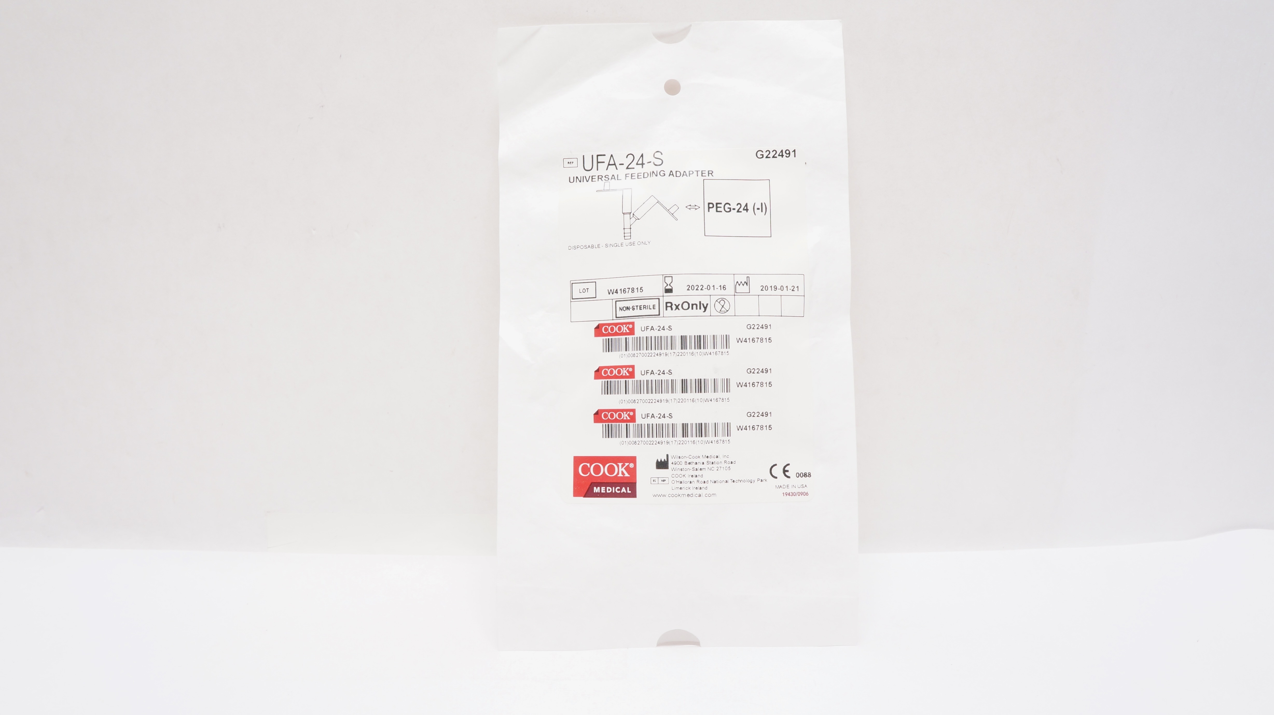 Cook G22491 Universal Feeding Adapter (x)