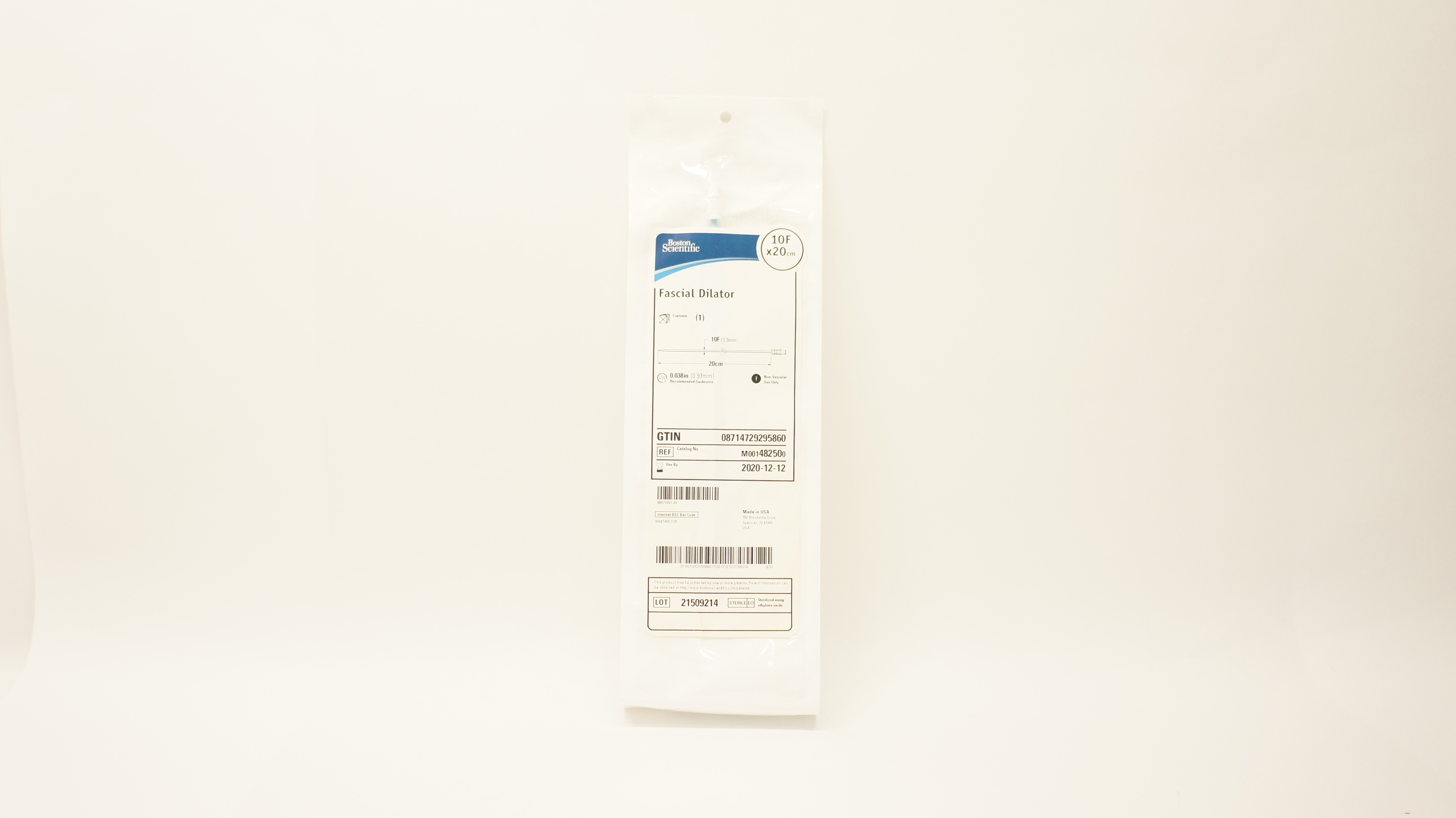 Boston Scientific 48250 Fascial Dilator 10F x 20cm (x)