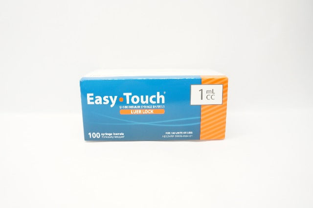 MHC Medical Products 802015 Luer Lock Insulin Syringe Barrels 1mL - Box of 100