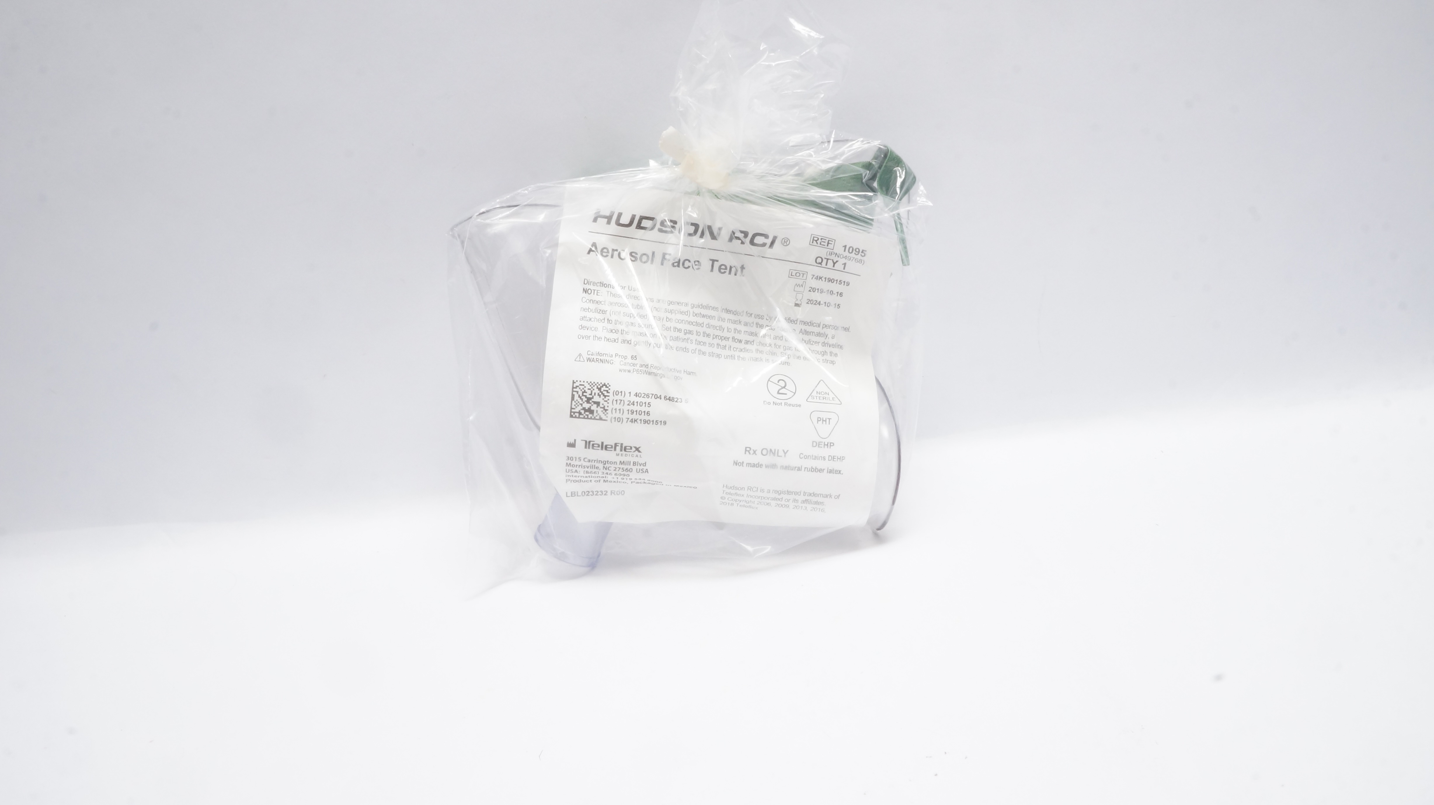 Teleflex 1096 Hudson RCI Aerosol Face Tent (x)