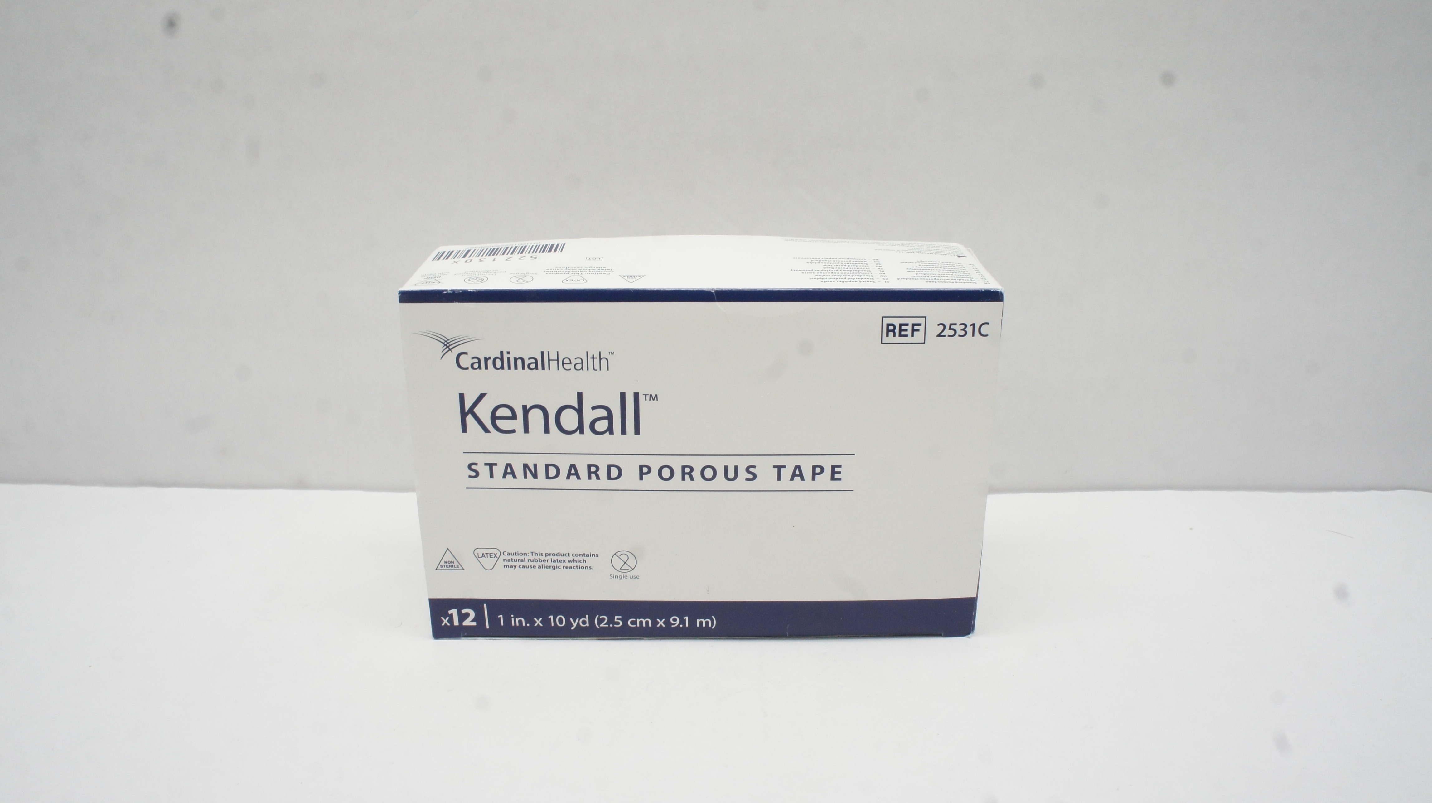 Cardinal Health 2531C Kendall Standard Porous Tape 1inch x 10 yd - Box of 12