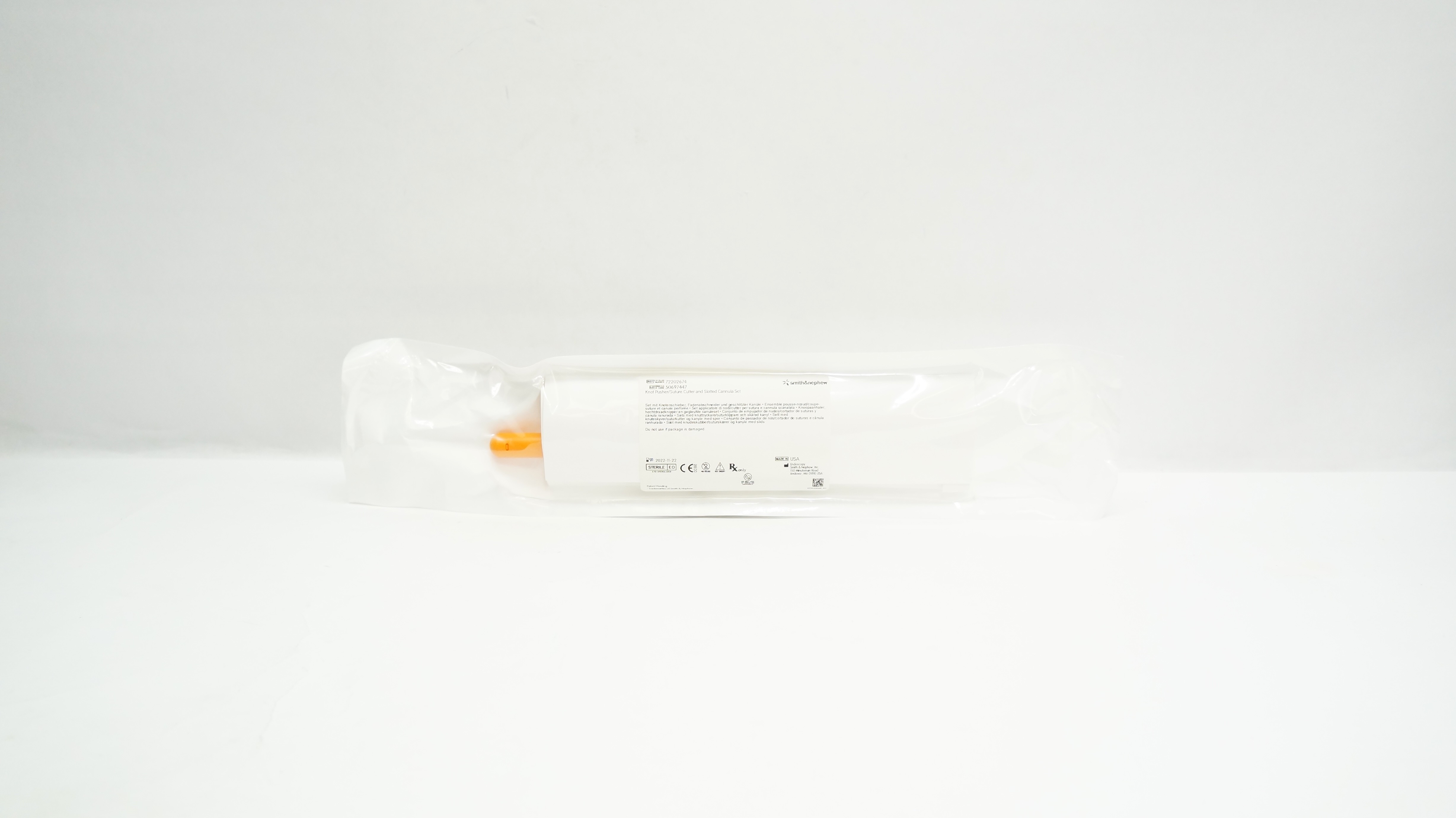 Smith&Nephew 72202674 Knot Pusher/Stre Cutter and Slotted Cannula Set (x)