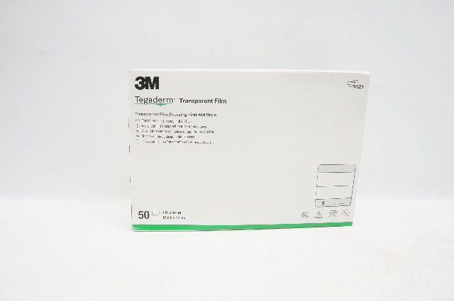 3M 1621 Tegaderm Transparent Film Dressing 4inch x 4-3/4inch (x) - Box of 50