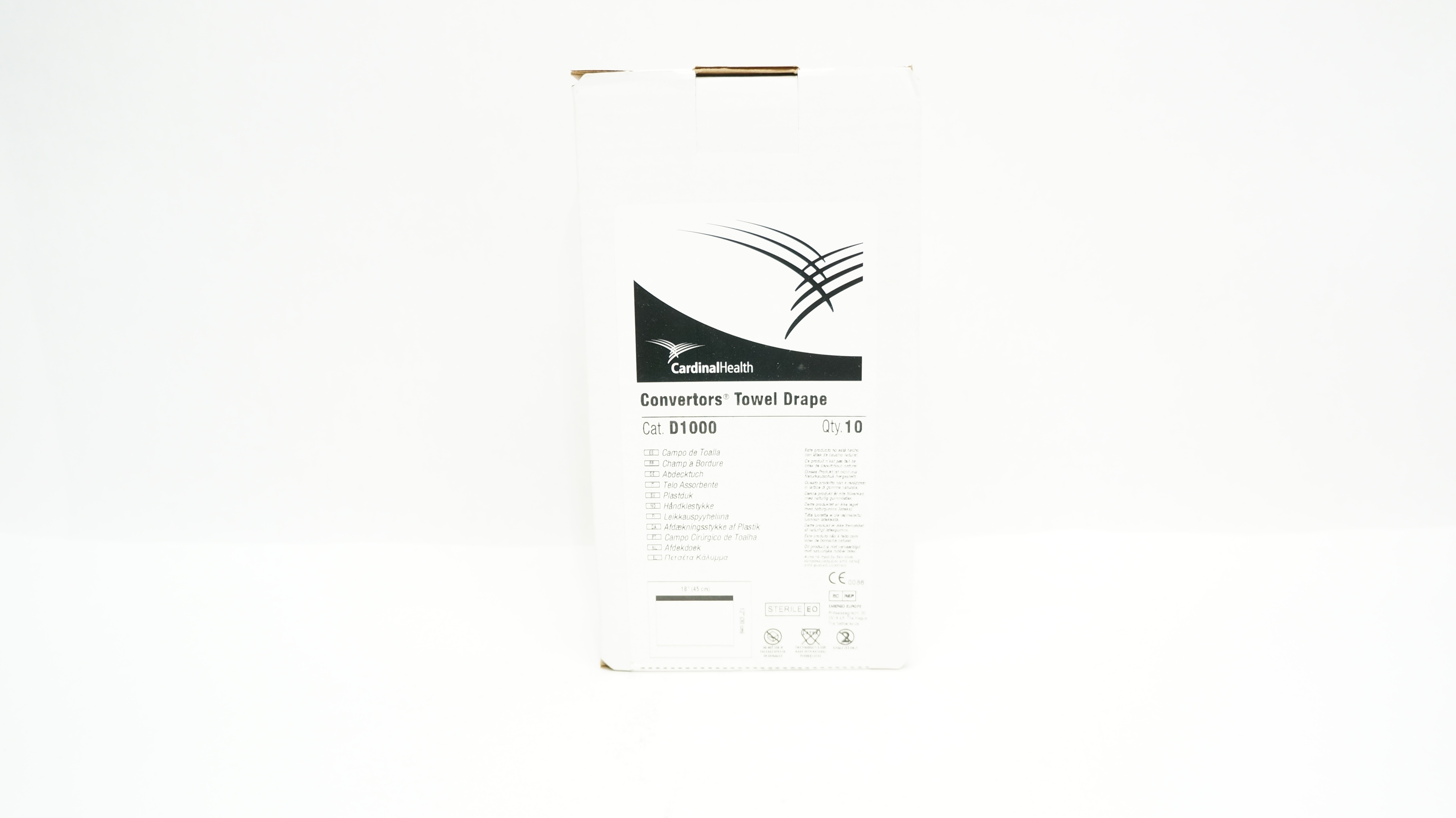 Cardinal Health D1000 Convertors Towel Drape 18In x 12In - Box of 10