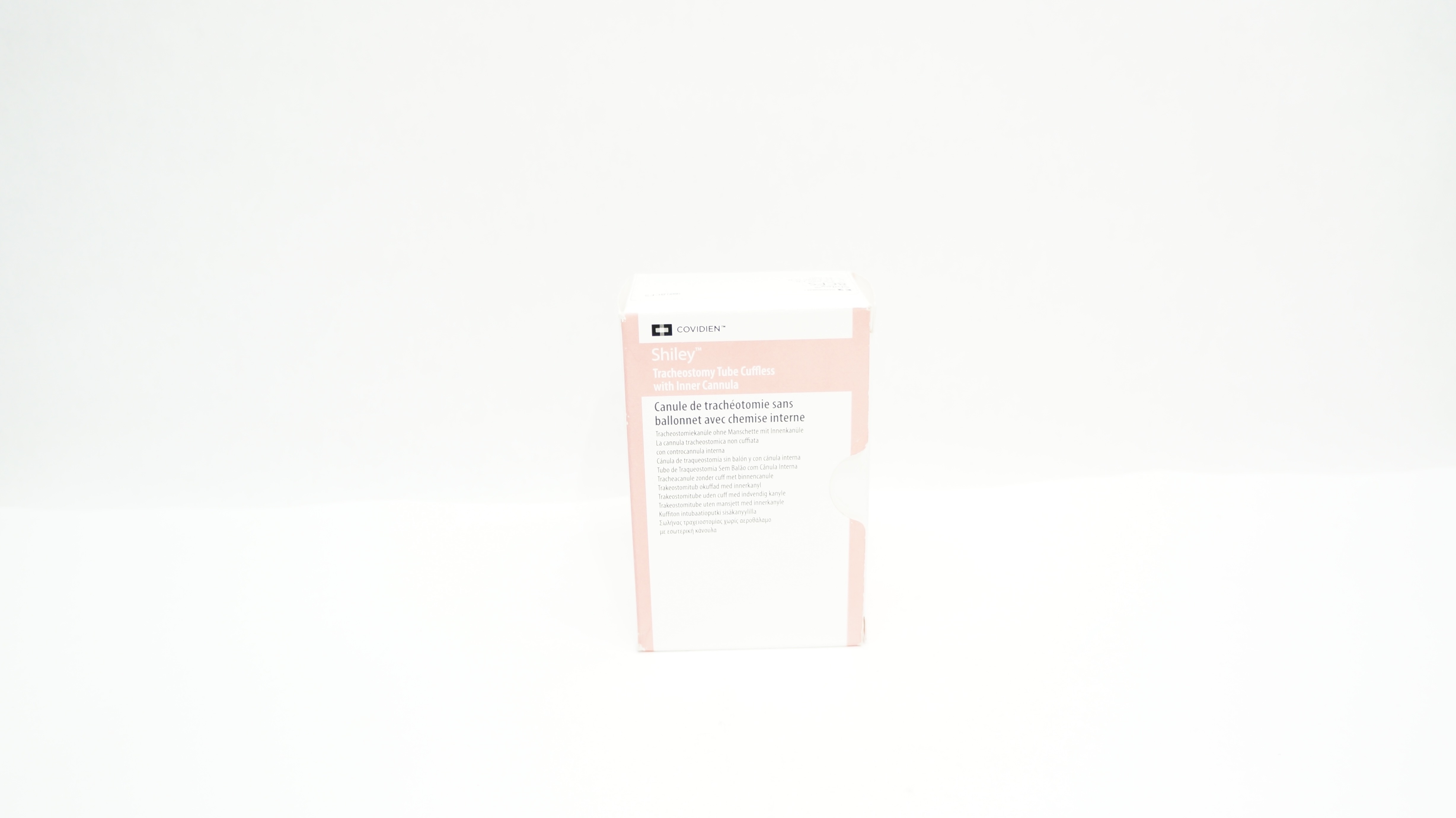 Covidien 8CFS Shiley Tracheostomy Tube Cuffless 7.6 I.D. x 12.2 O.D. x 81mm (x)