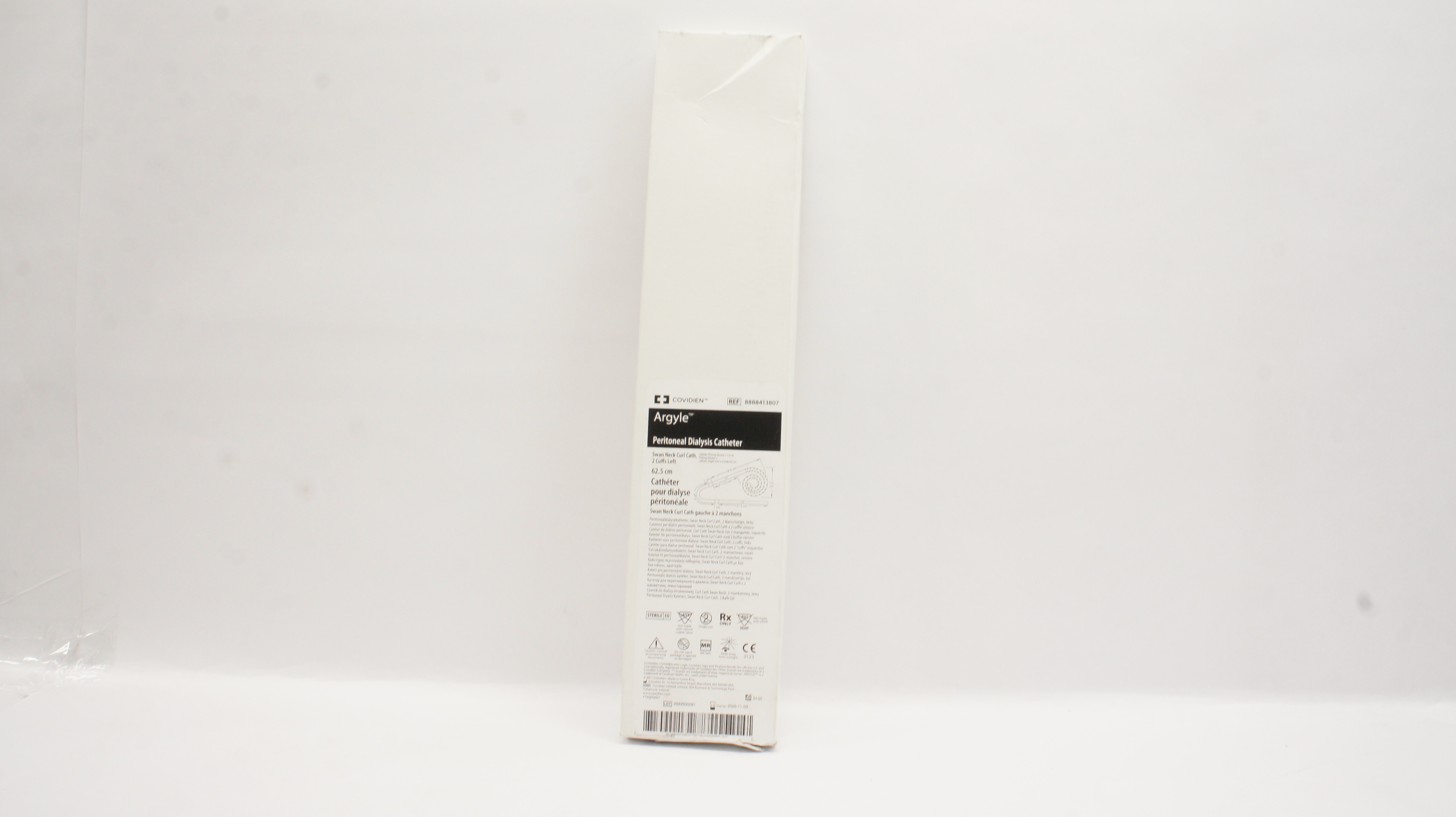 Covidien 8888413807 Argyle Peritoneal Dialysis Cath. 62.5mm