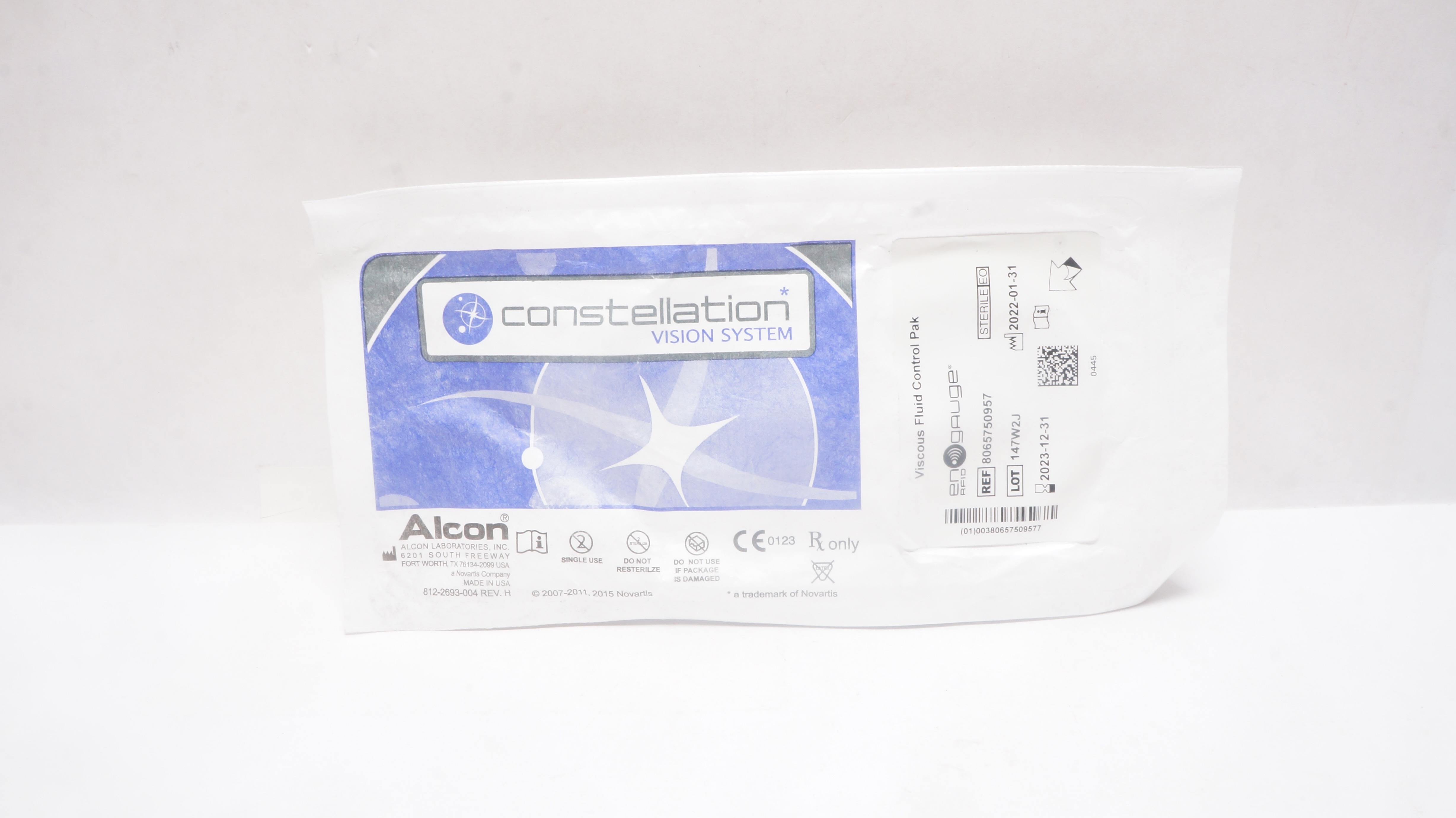 Alcon 8065750957 Constellation Vision System Viscous Fluid Control Pak