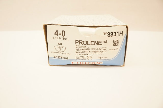Ethicon 8831H 4-0 PROLENE, SH, 26mm 1/2c Taper, 30inch - Box of 35