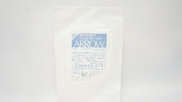 Arrow AW-04018 Spring-Wire Guide, Straight Soft Tip, .018inch x 9-3/4inch