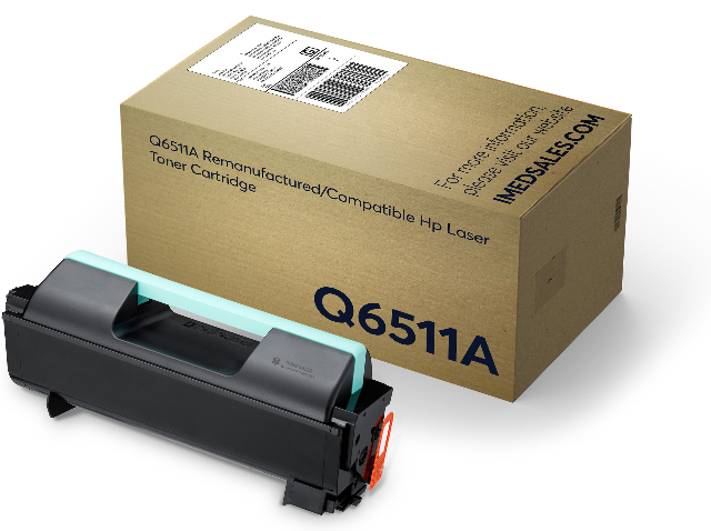 Q6511A Remanufactured/Compatible Hp Laser Toner Cartridge