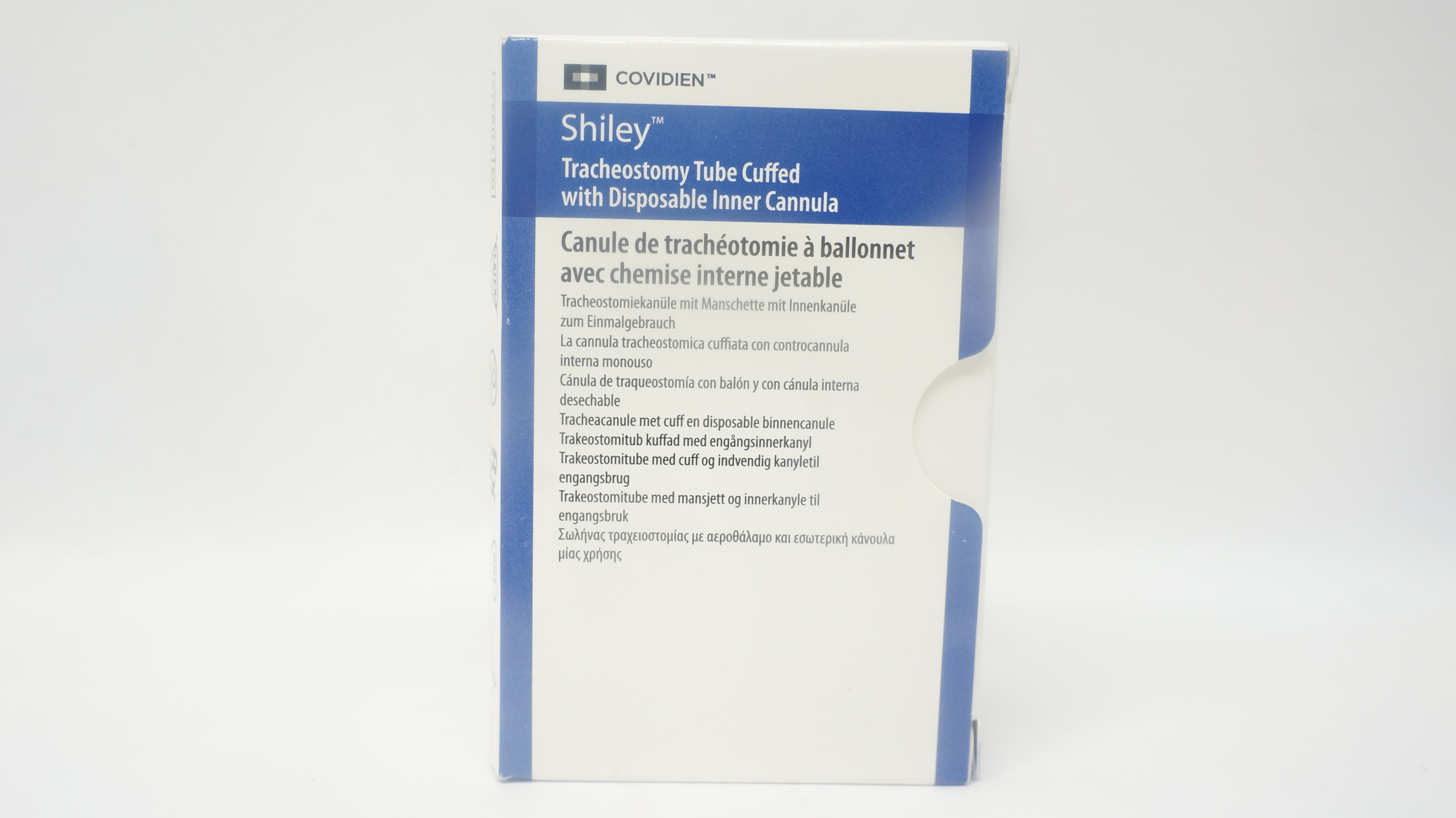 Covidien 6DCT Shiley Tracheostomy Tube Cuffed 6.4 ID x 10.8 OD x 24.0 x 74mm