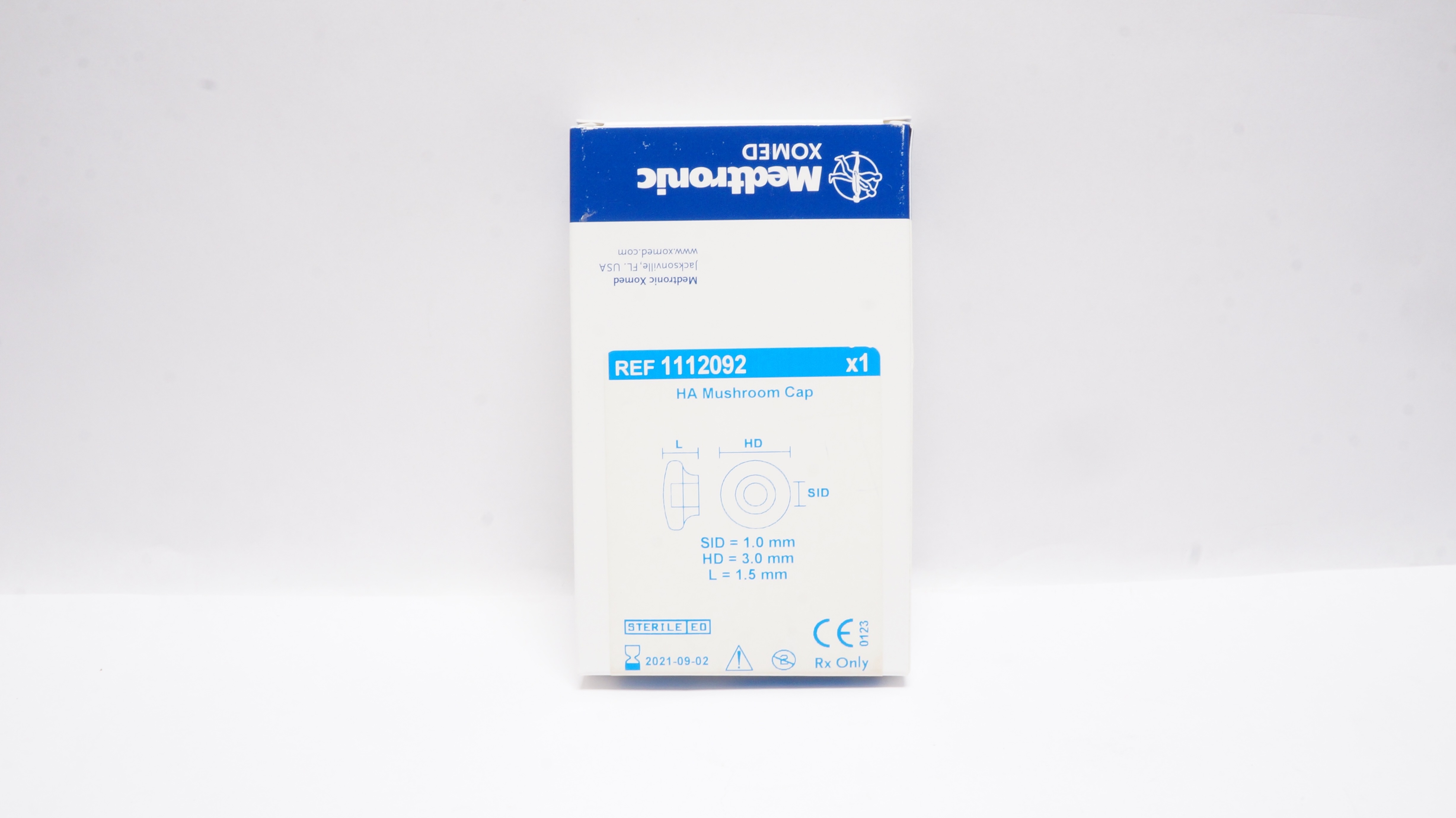 Medtronic 1112092 HA Mushroom Cap 1.0mm x 3.0mm x 1.5mm (x)