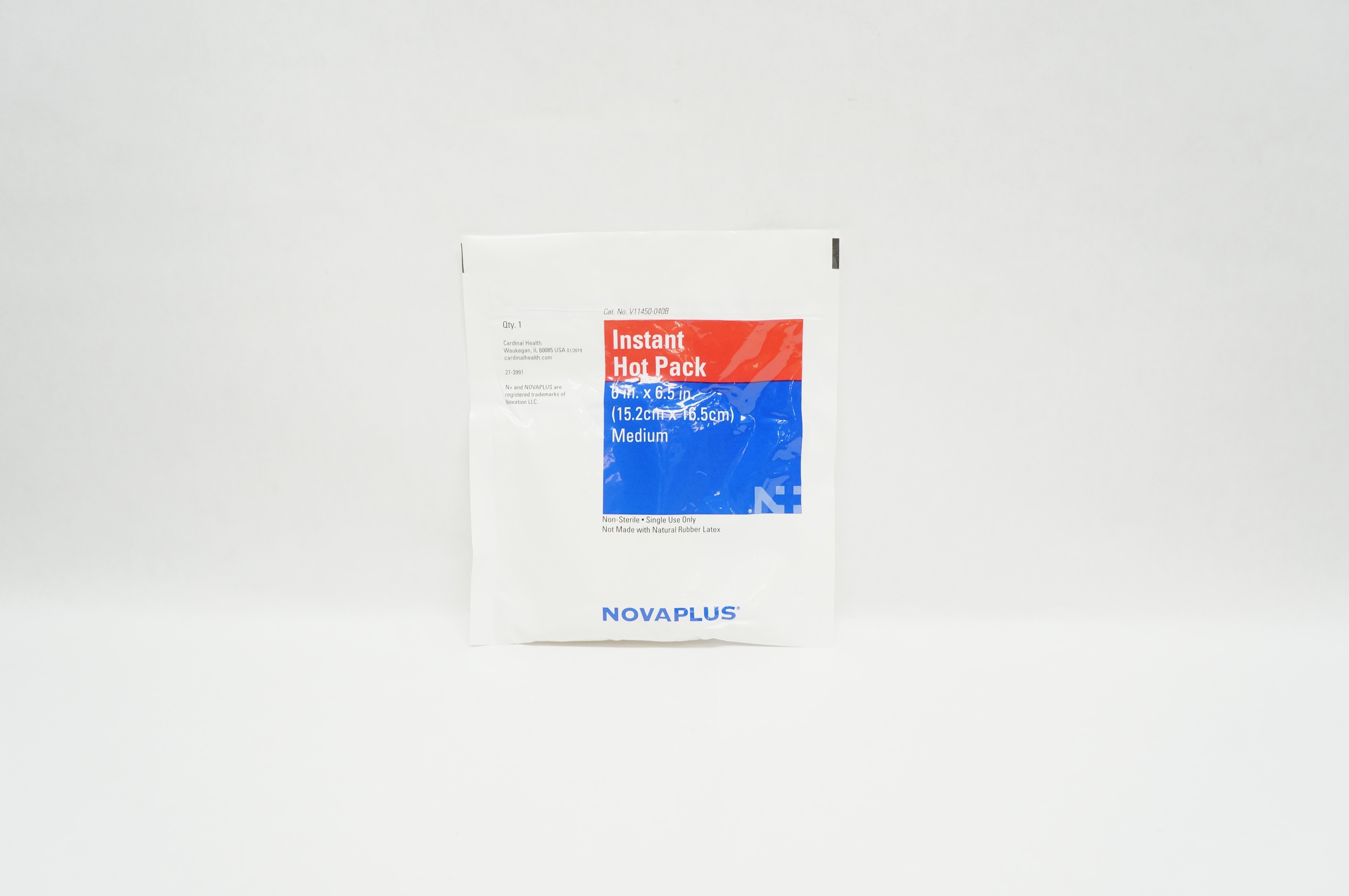 Cardinal Health V11450-040B Novaplus Instant Hot Pack, Medium 6inch x 6.5inch