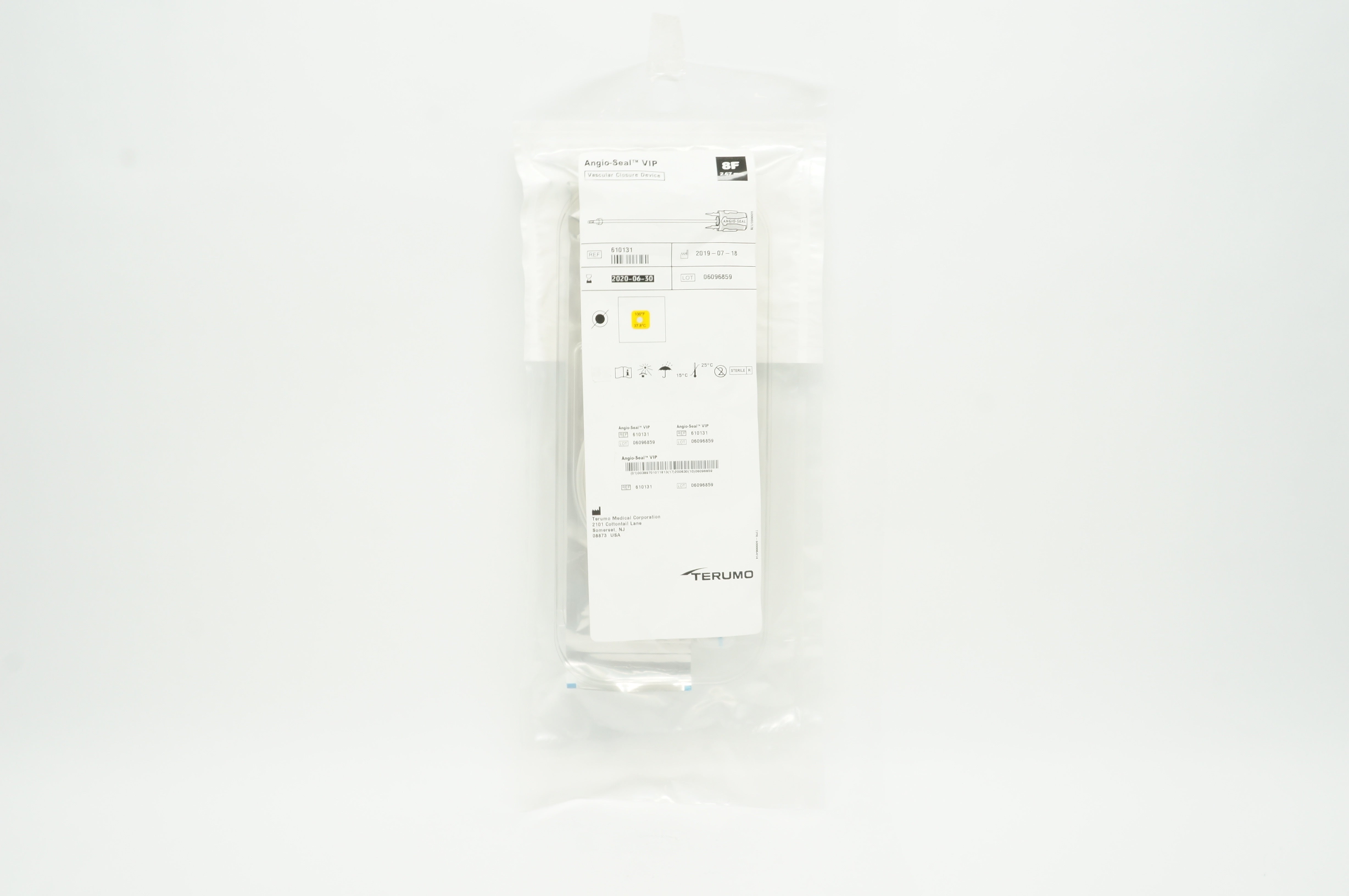Terumo 610131 Angio-Seal VIP Vascular Closure Device 8F (x)