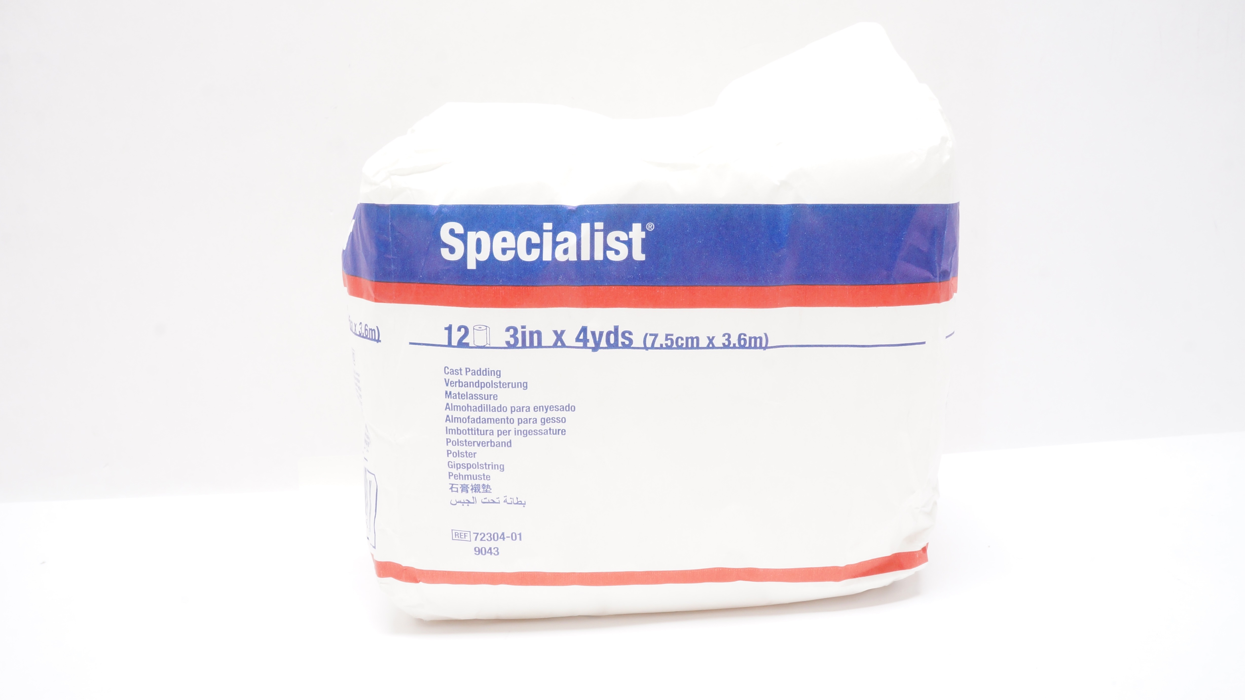 BSN Medical 72304-01/9043 Specialist Cast Padding 3inch x 4yds - Pack of 12